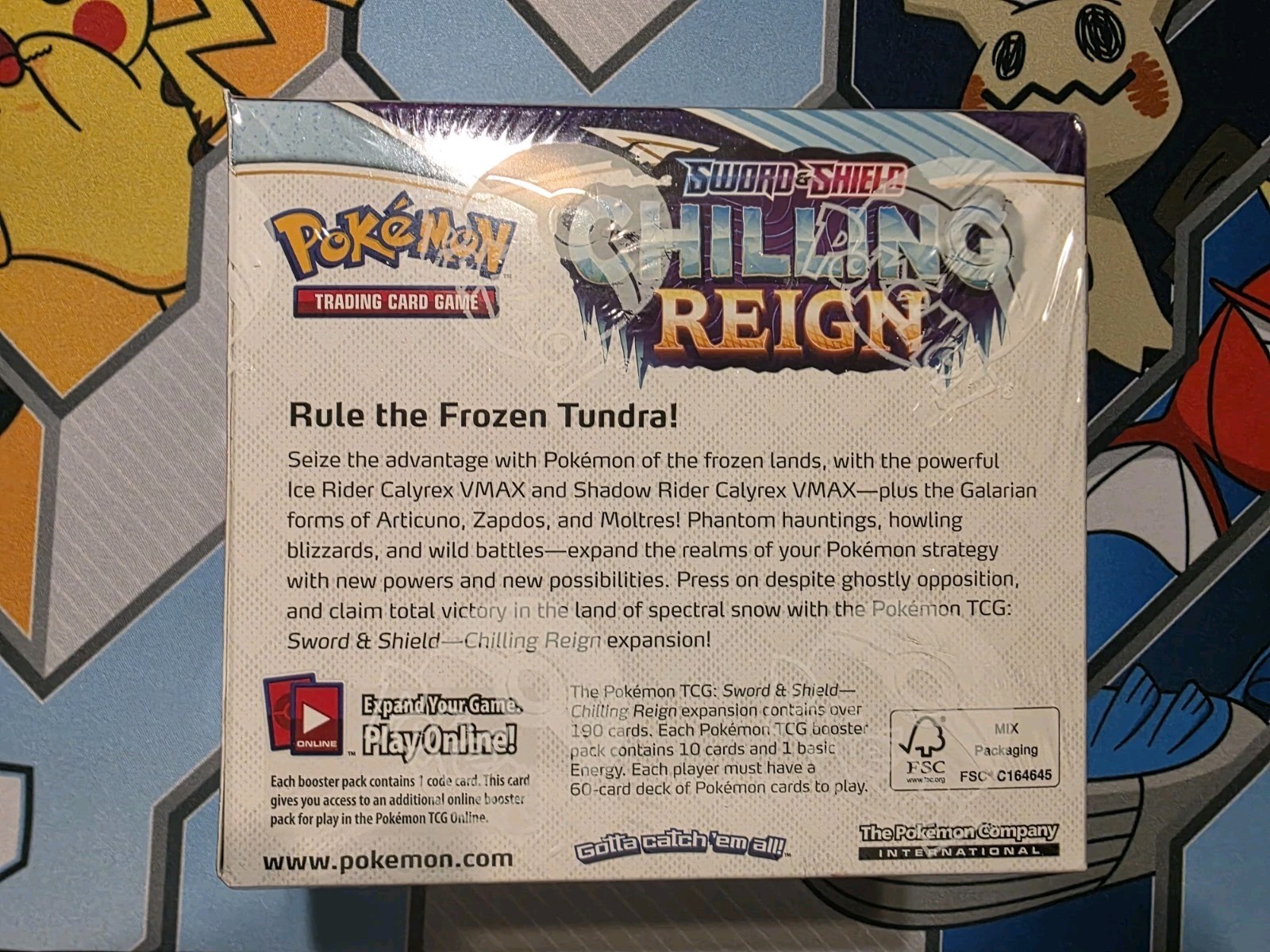 Pokémon TCG Sword & Shield – Chilling Reign Booster Display Box
