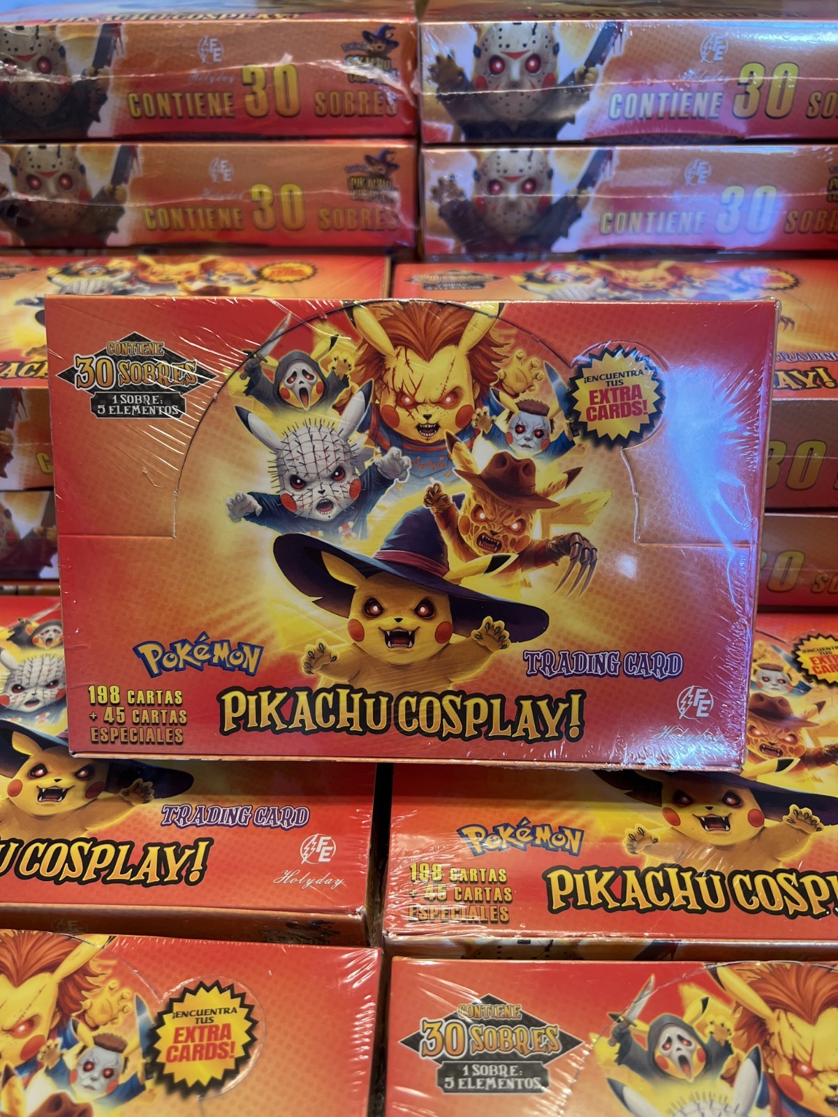 New PIKACHU Cosplay Halloween Cards Box 30 Packs US SELLER