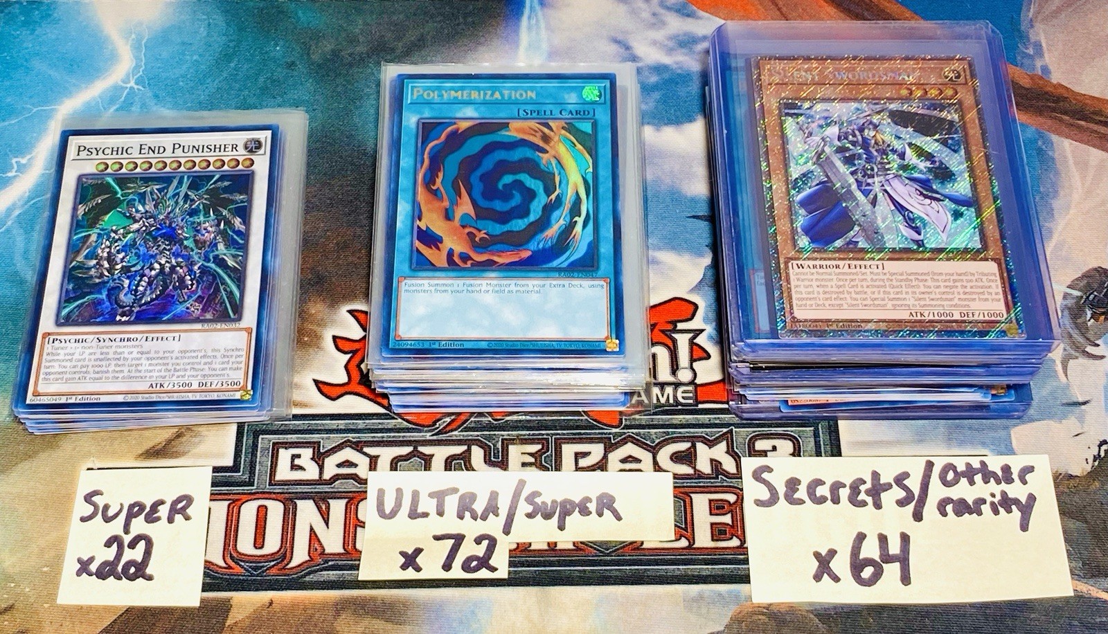 Yu-Gi-Oh! x158 Card Lot RA01 RA02 Rarity Collection 1 & 2 English NM Not Played