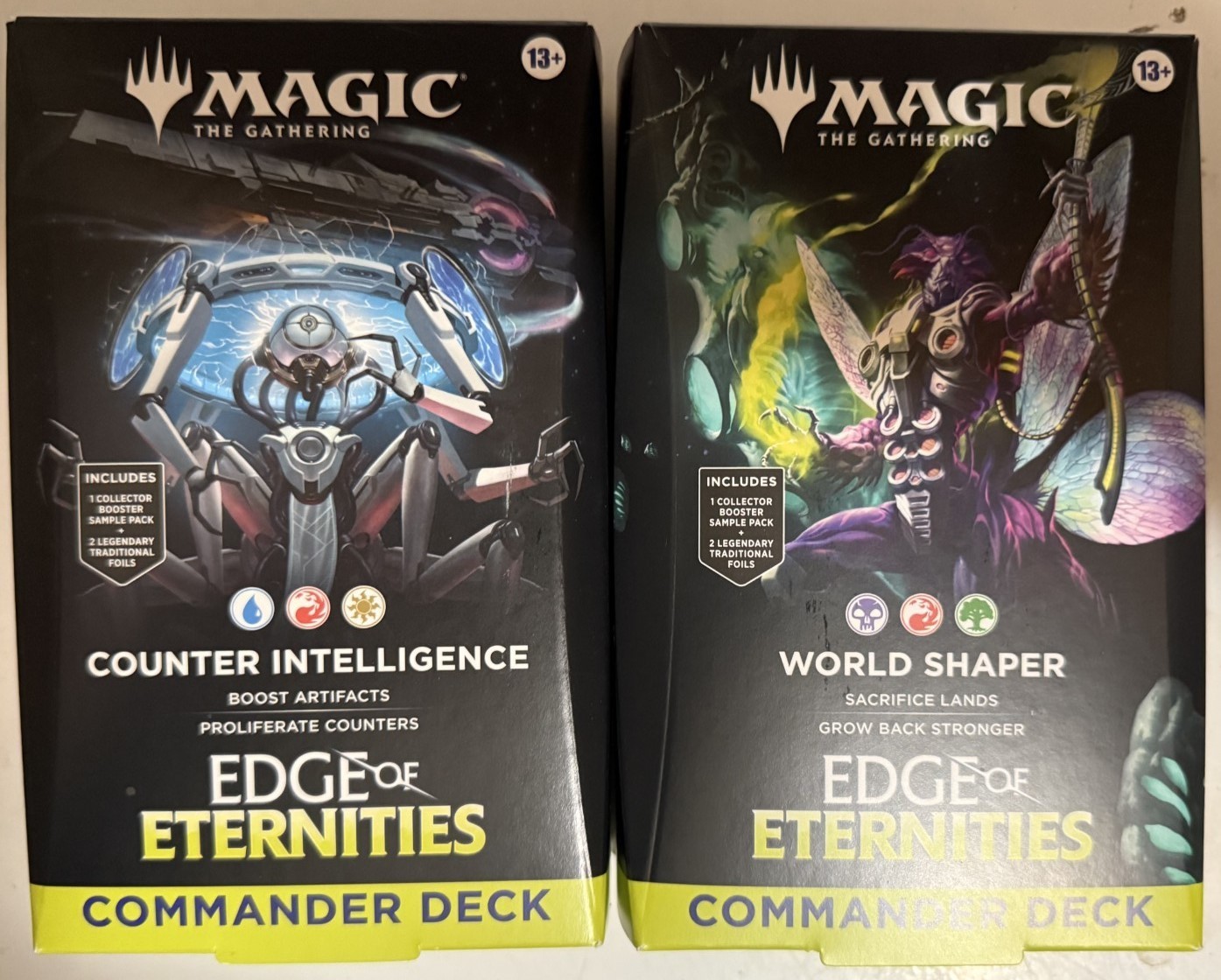 MTG Magic the Gathering EDGE OF ETERNITIES SET OF 2 COMMANDER DECKS