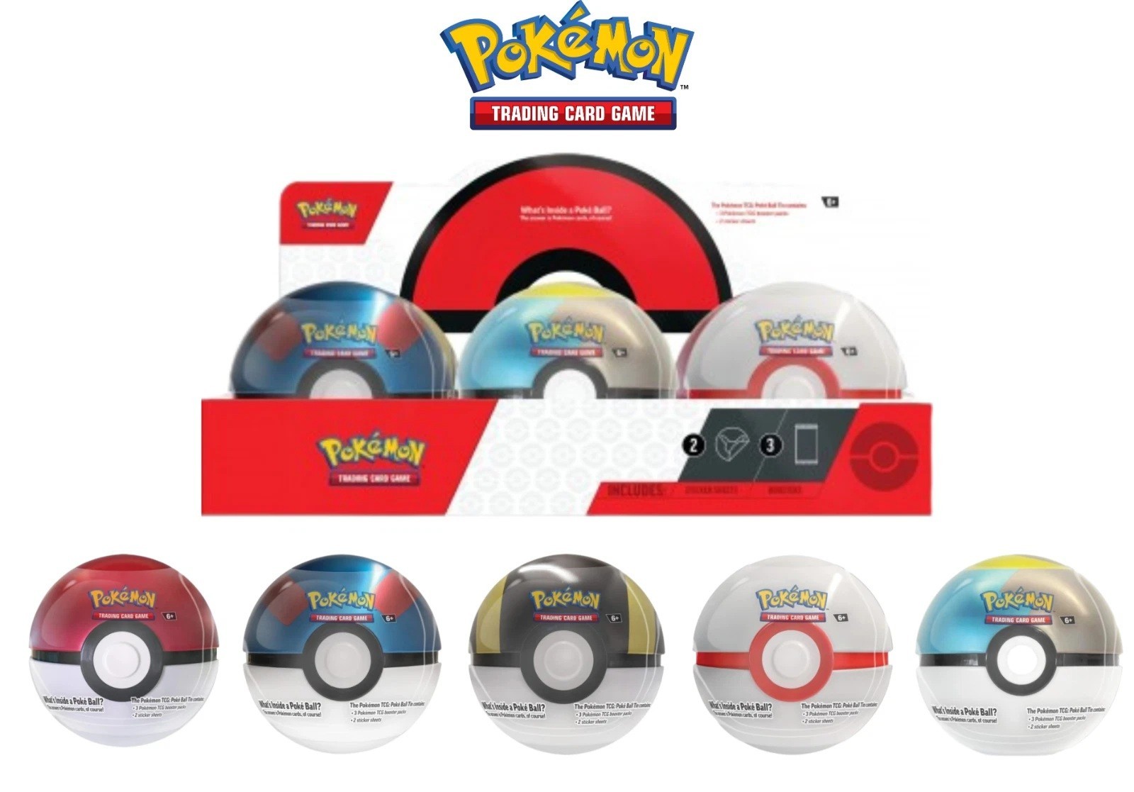 Pokemon Case Sealed 6x POKEBALL C23 September 2023 Italian