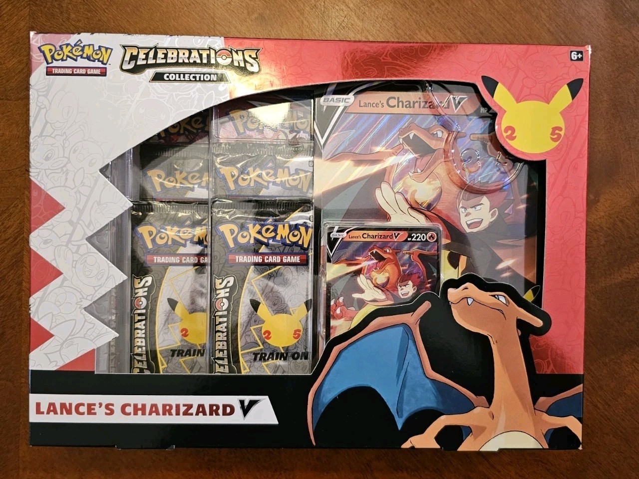 Pokémon TCG Celebrations 2021 Collection Lance’s Charizard V Box New Sealed