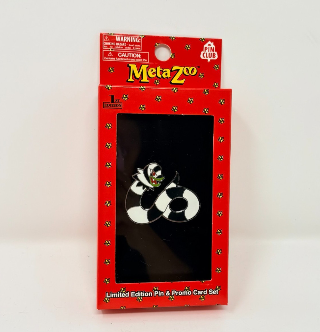 Metazoo x Pin Club 1st Edition Sinkhole Sam Pin & Promo Card Set