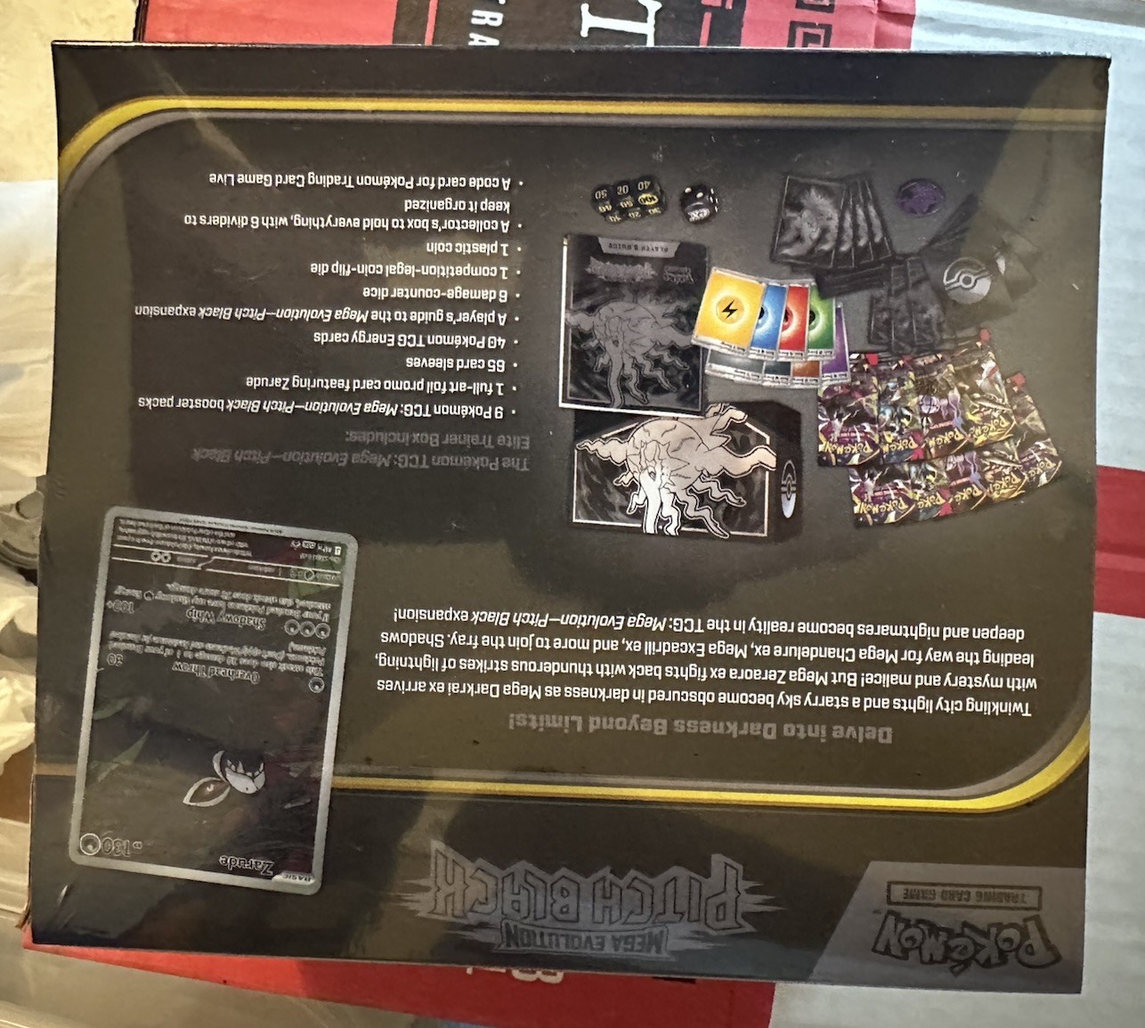 Pokémon TCG Mega Evolution Pitch Black Elite Trainer Box ETB Zygarde 65 2025
