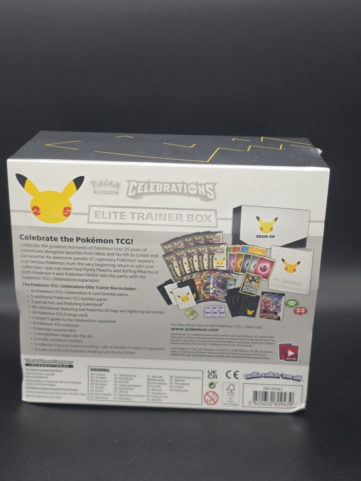 Pokémon Celebrations Elite Trainer Box (2021) 25th Anniversary