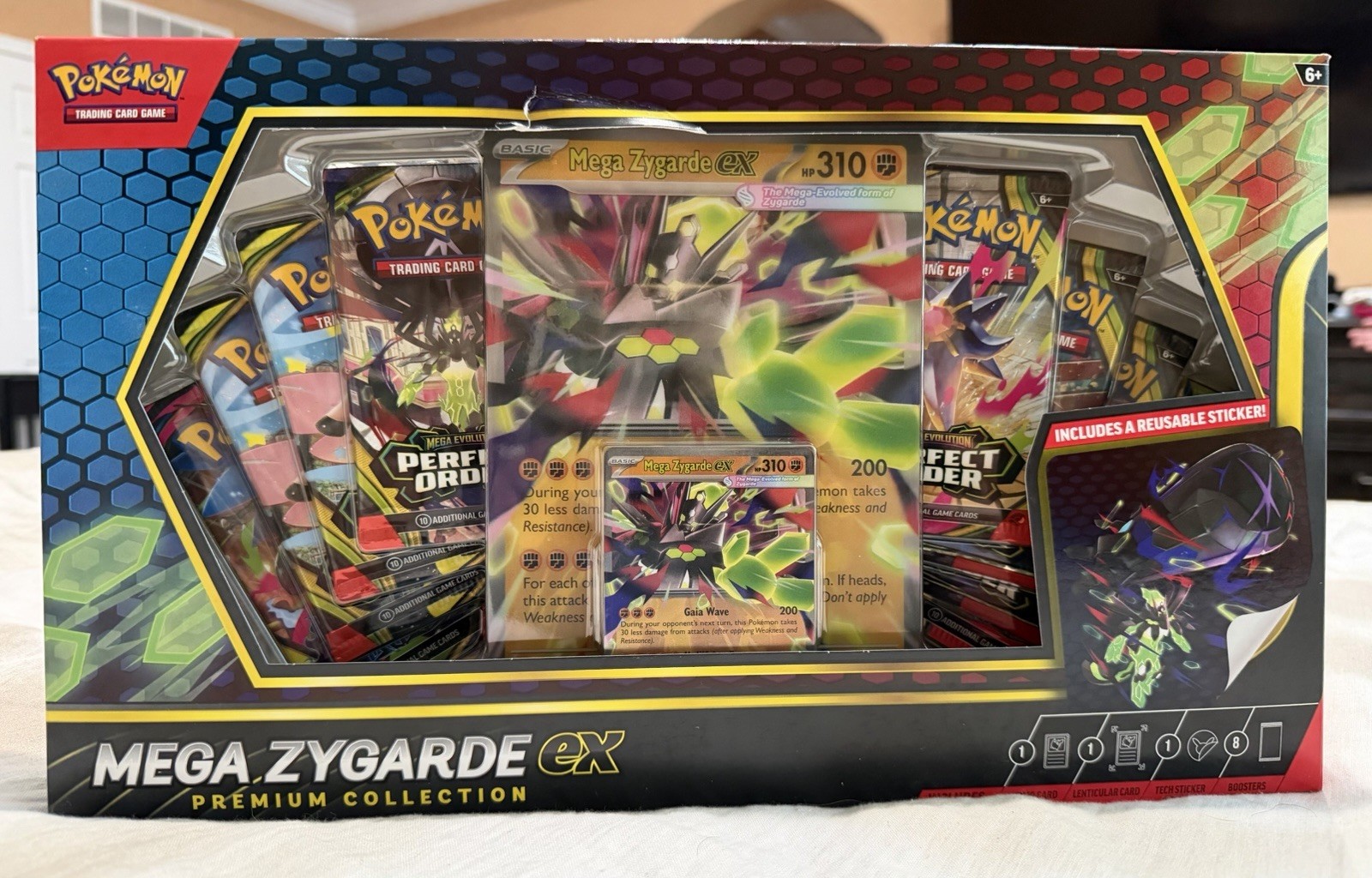 Pokémon TCG Mega Zygarde EX Premium Collection Box Booster Promo English