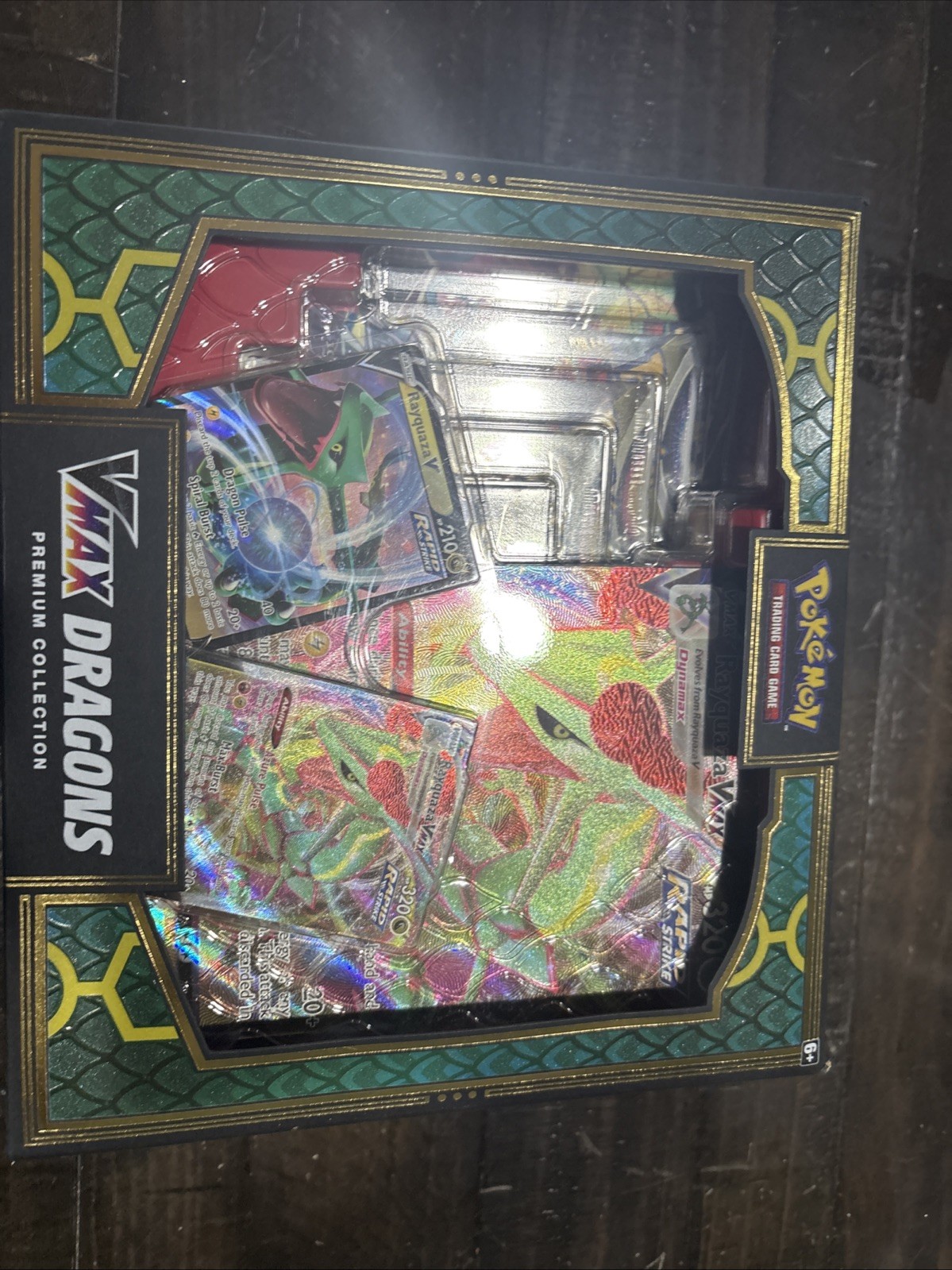 Pokémon TCG VMax Dragons Premium Collection Rayquaza Duraludon Brand New Sealed