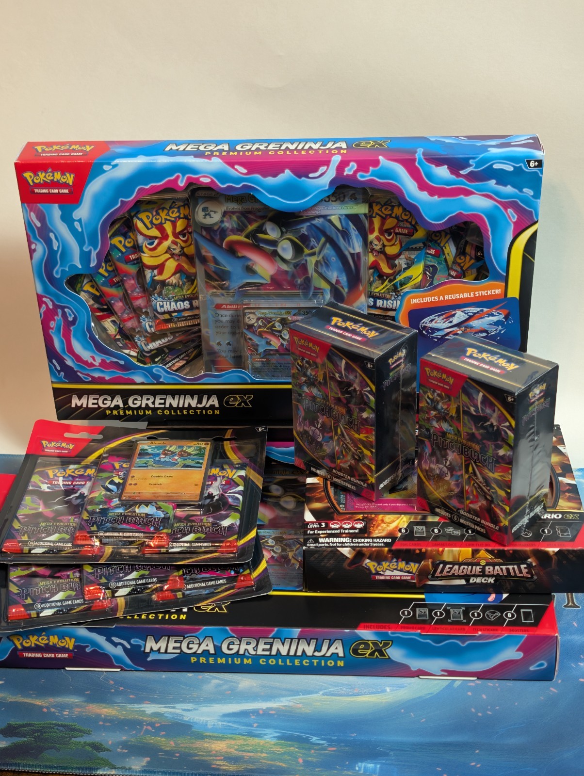 Pokemon ⚡BUNDLE ✨Pitch Black /Chaotic Ninja Smashup! 🔥+Promos +GIFT (34 packs)