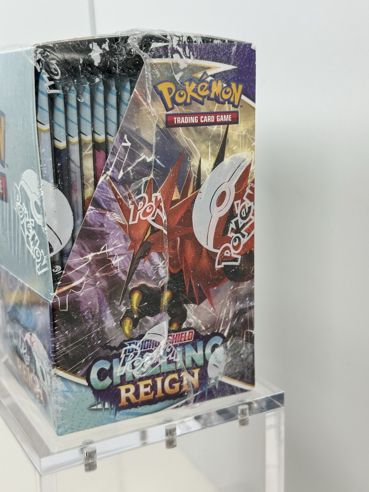 Pokemon Chilling Reign Booster Box Sealed (w/ Acrylic Case) TCG Sword & Shield