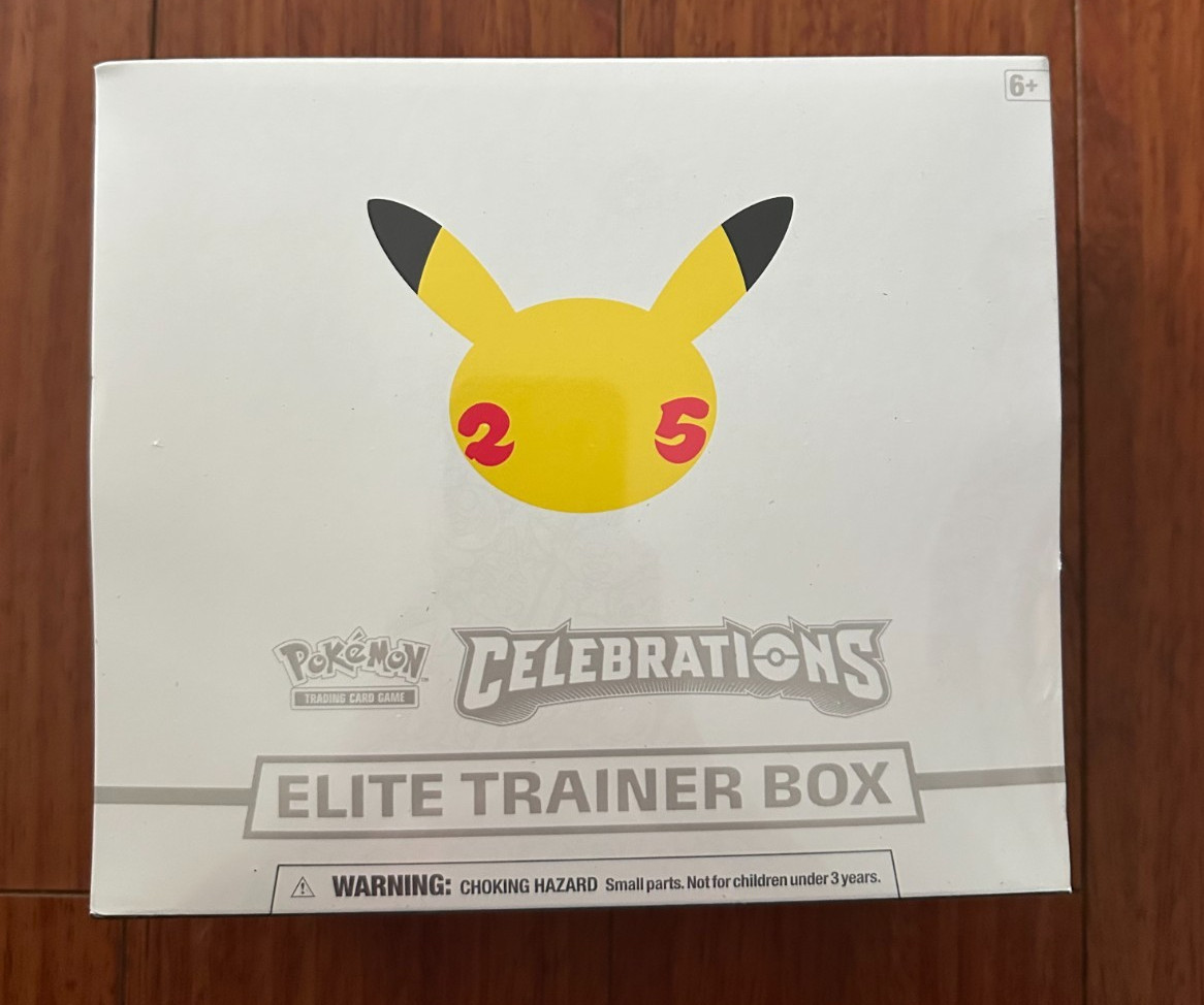 Pokemon Pikachu Celebrations 25 Elite Trainer Box NEW SEALED