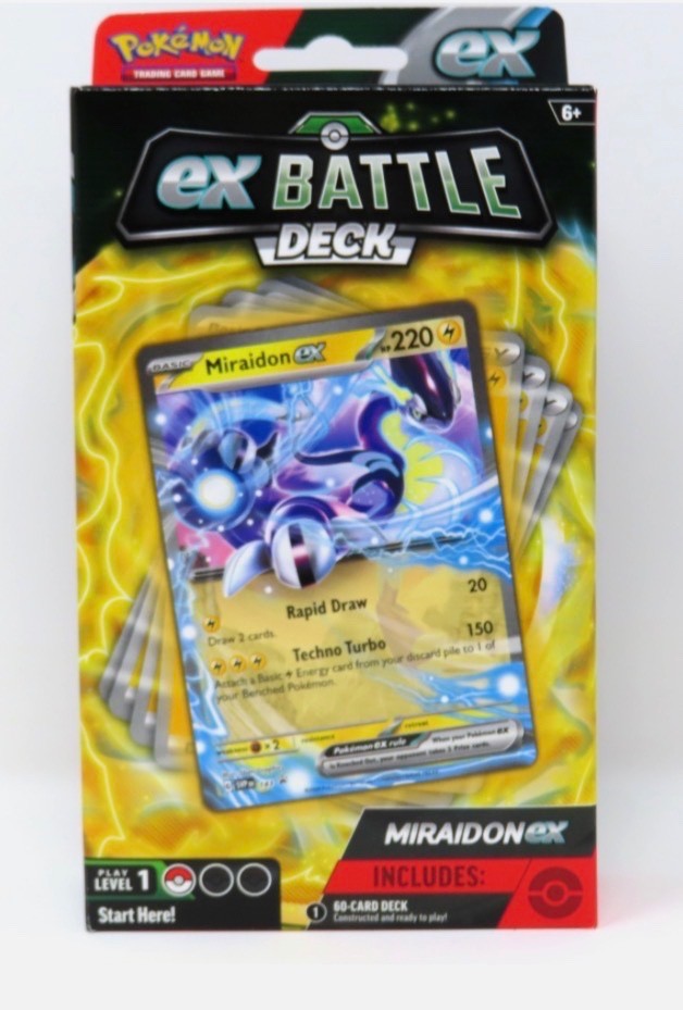 Pokemon TCG Miraidon ex Battle Deck 60 Card Ready-to-Play Theme Deck Sealed