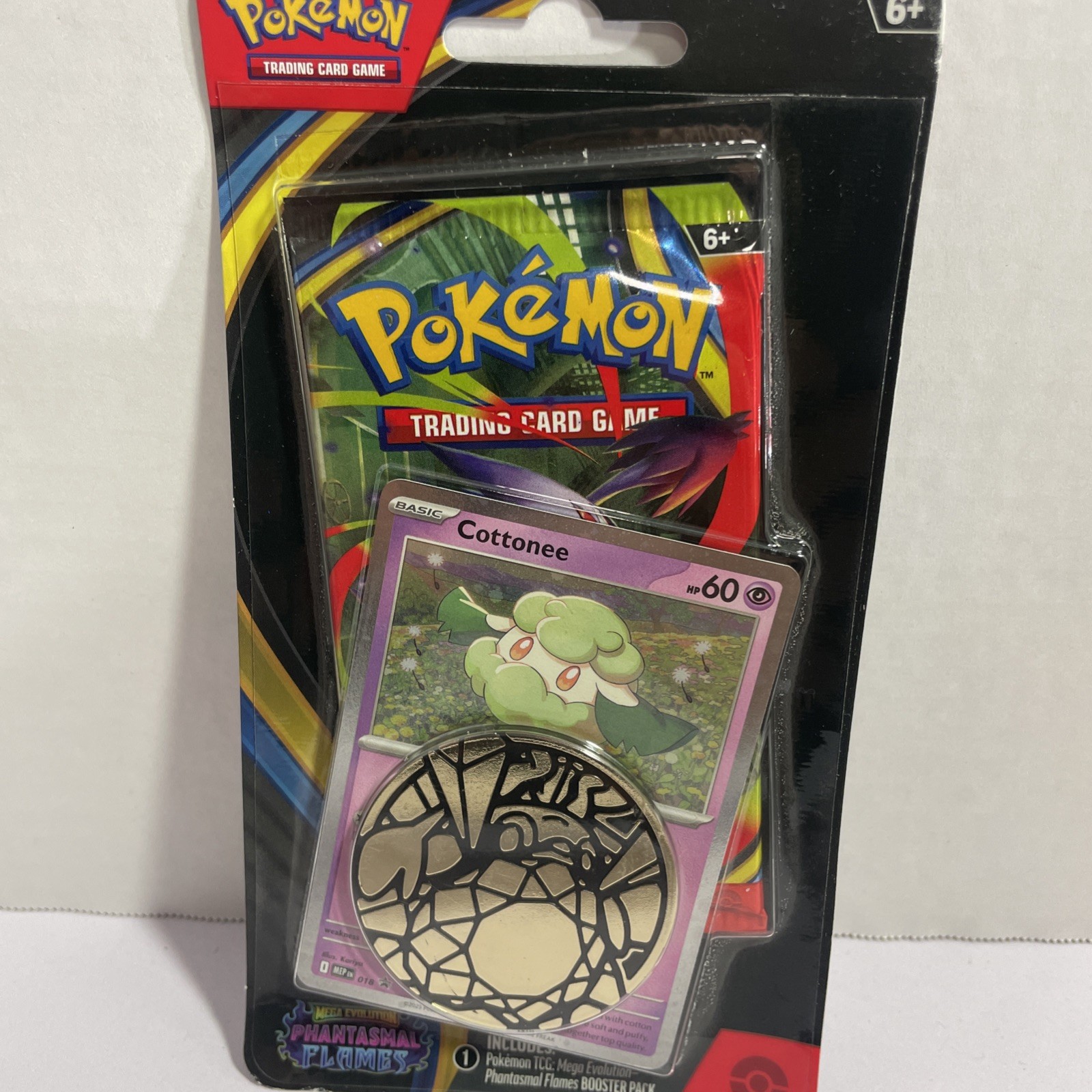 Pokemon Phantasmal Flames Cottonee/Whimsicott Checklane Blister set (1 of each)