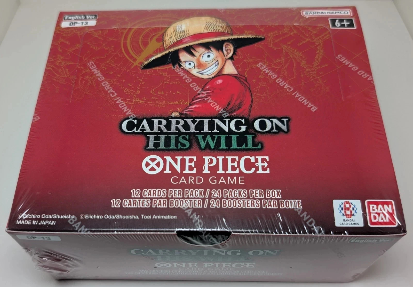 [One Piece TCG] [OP-13 Carrying On His Will Booster Box] [Sealed]