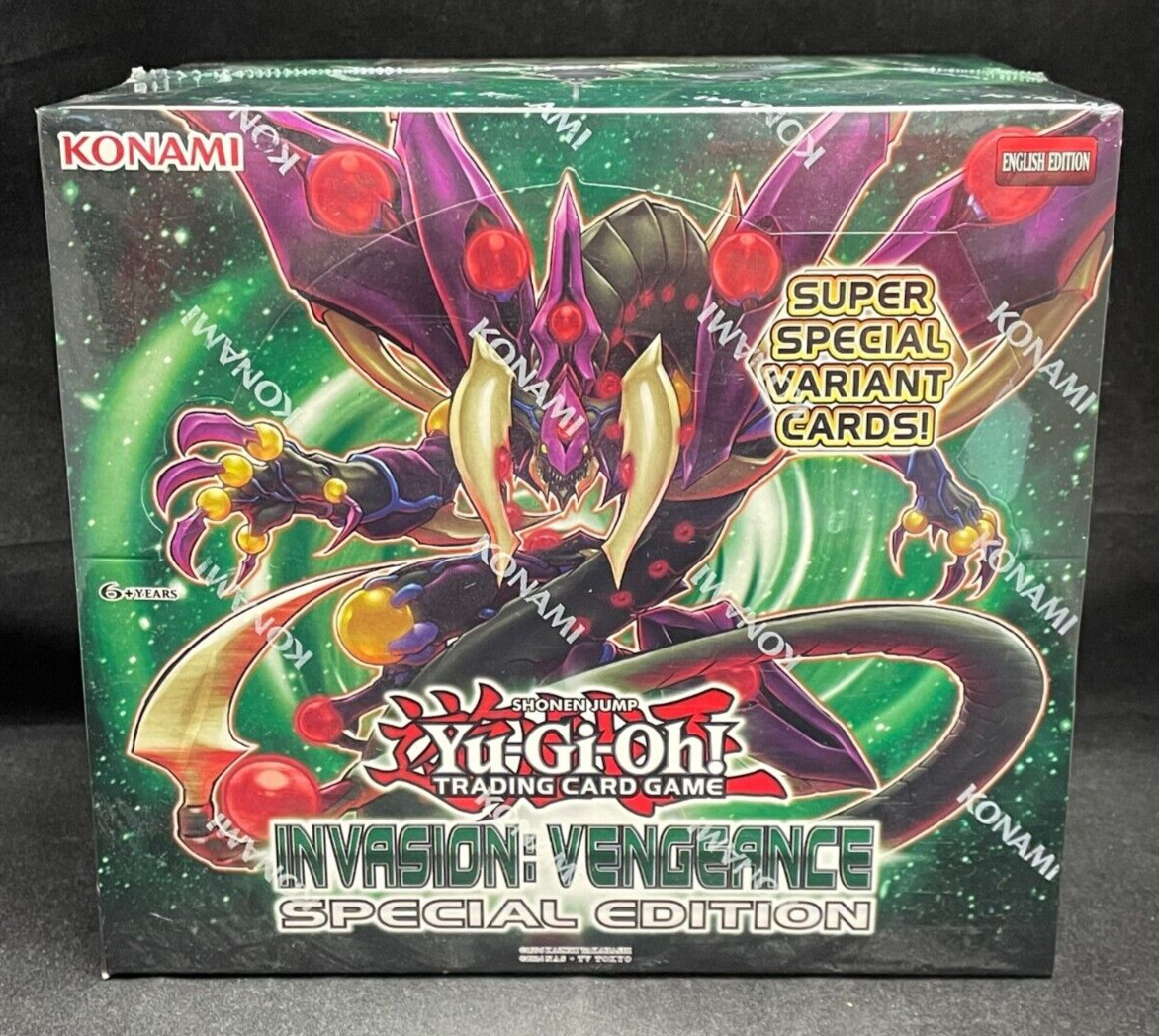 Yu-Gi-Oh! TCG: Invasion Vengeance Special Edition Display Case (10 Mini Box) NEW