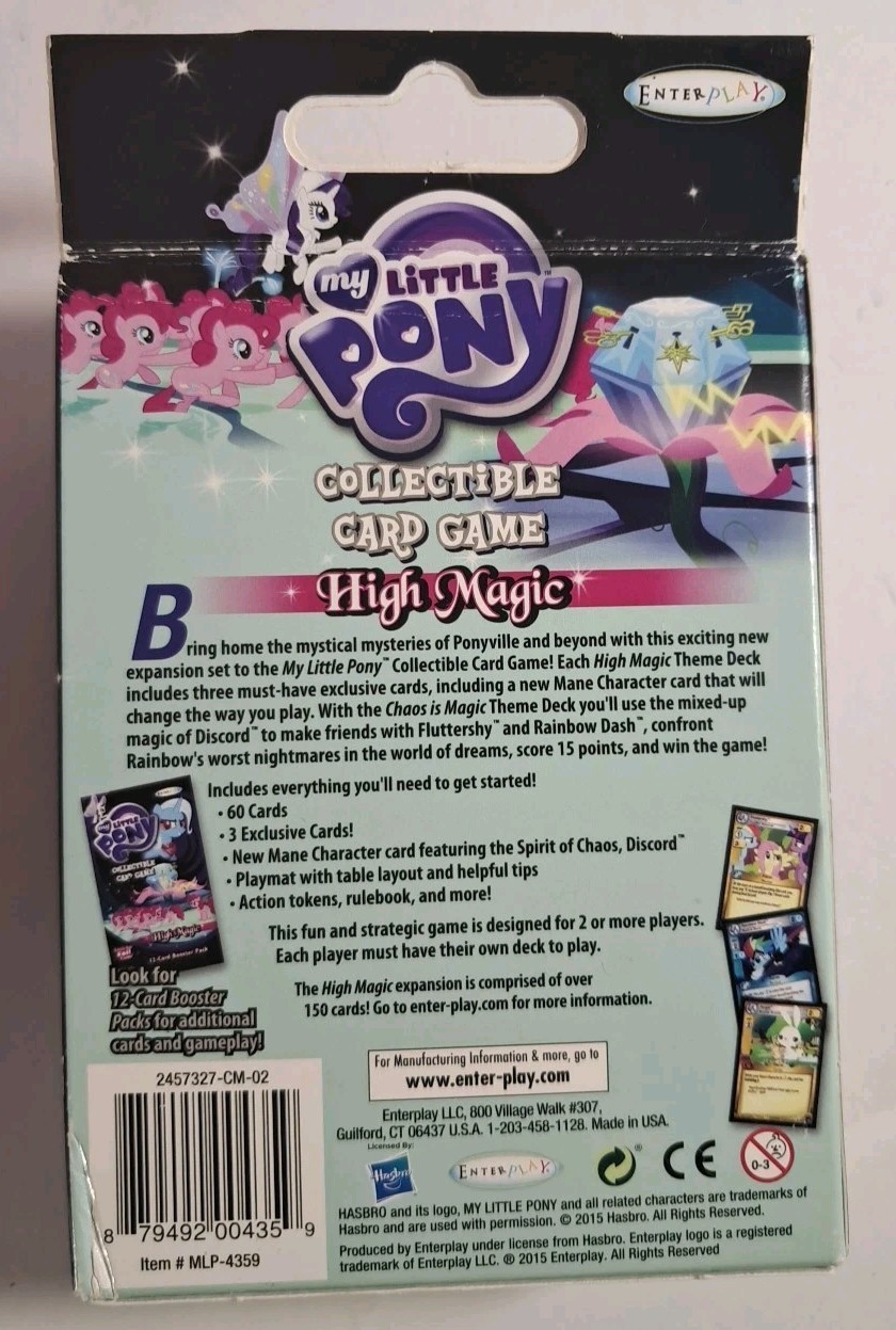 My Little Pony CCG High Magic Chaos Is Magic Discord Theme Deck Sealed 2015 Card