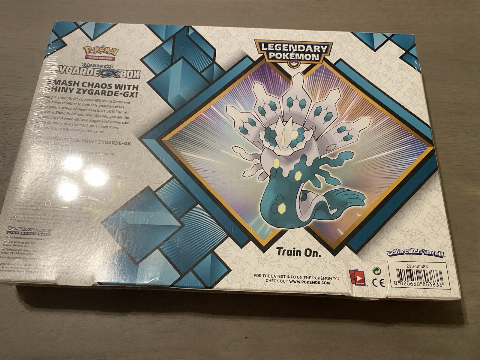 Rare Pokemon Shiny Zygarde GX Box Legendary Pokemon Sealed In Wrap