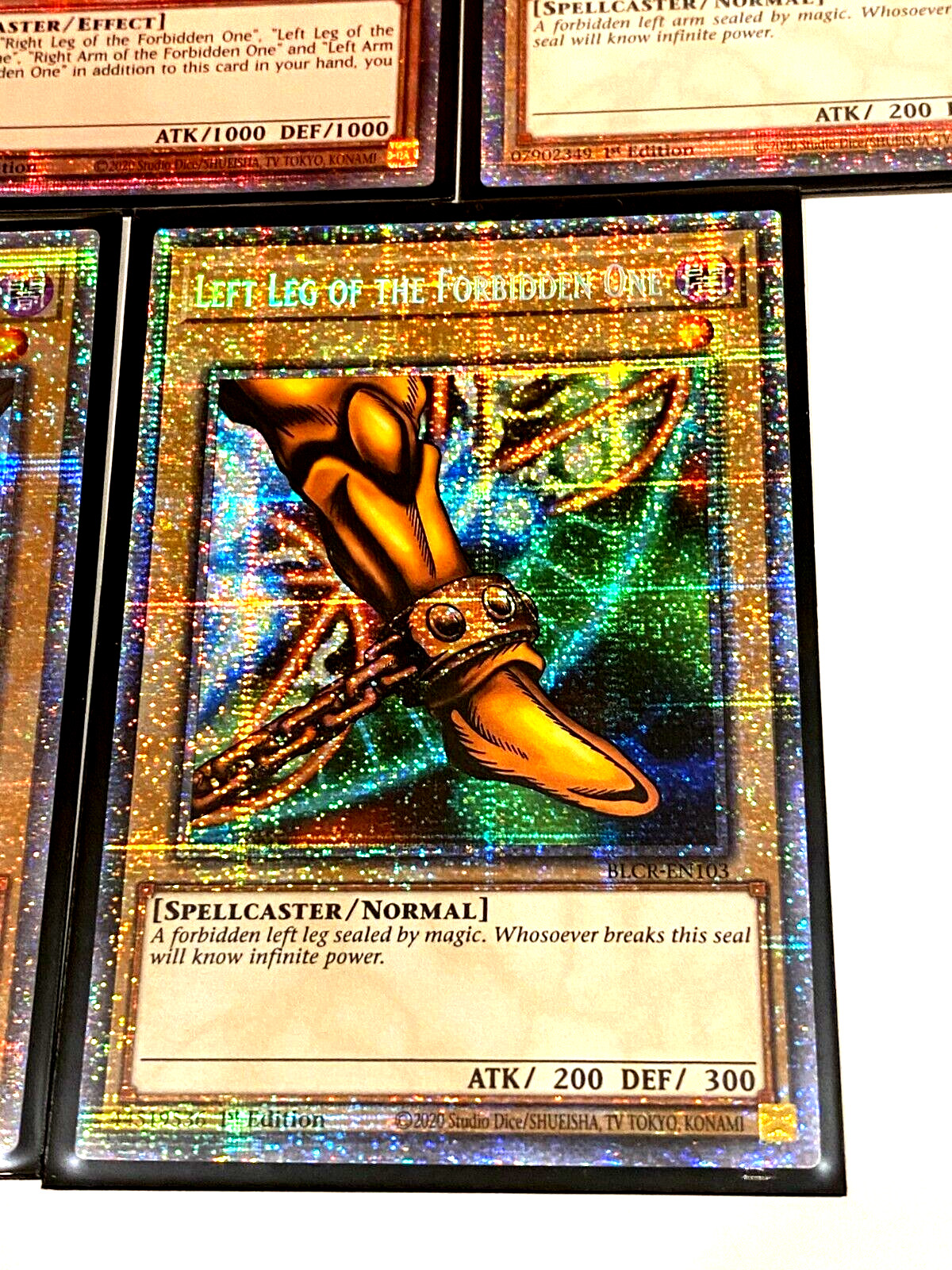 Exodia Completed Set Starlight Rare – 1st Edition Near Mint BLCR All 5