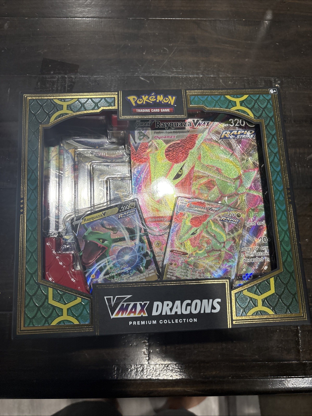Pokémon TCG VMax Dragons Premium Collection Rayquaza Duraludon Brand New Sealed