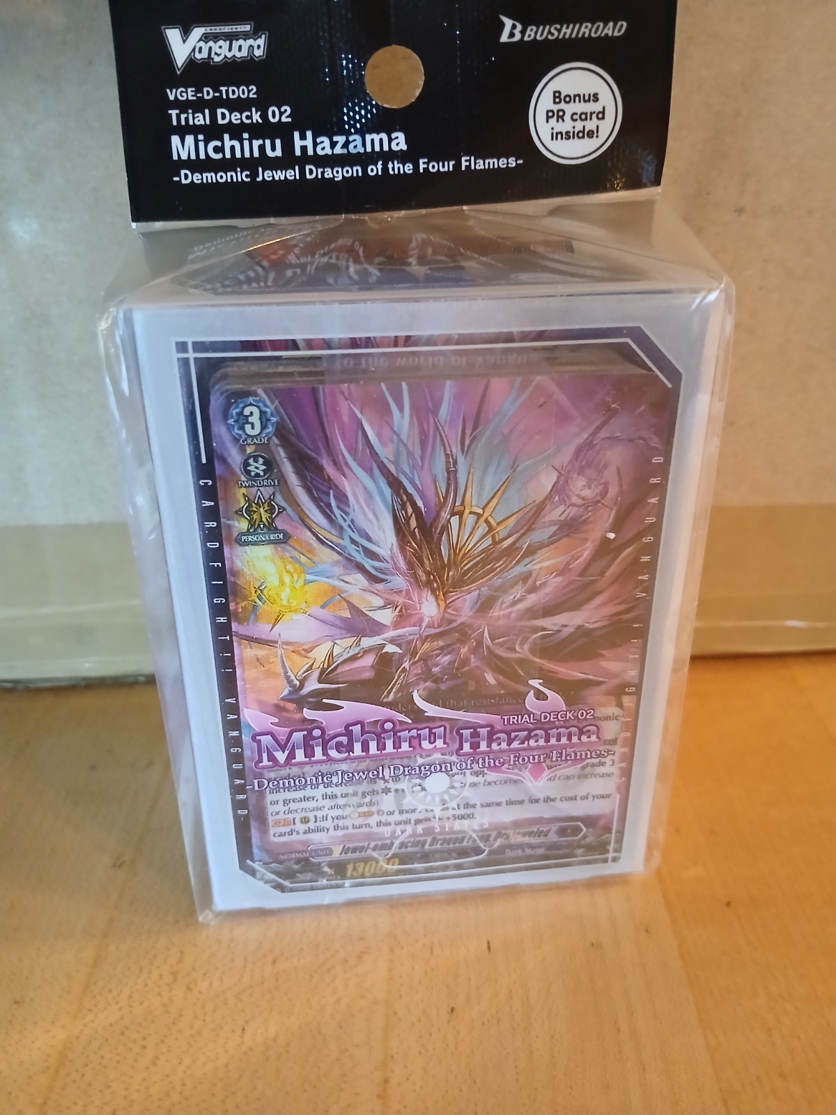 Cardfight Vanguard MICHIRU HAZAMA Demonic Jewel Dragon of the Four Flames