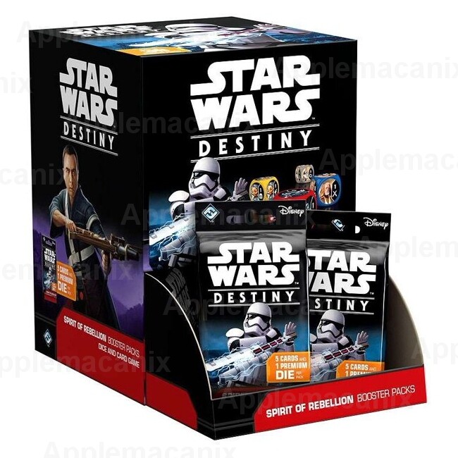 Star Wars Destiny Spirit of Rebellion Booster Box FFG 36 Game Packs Eng SEALED