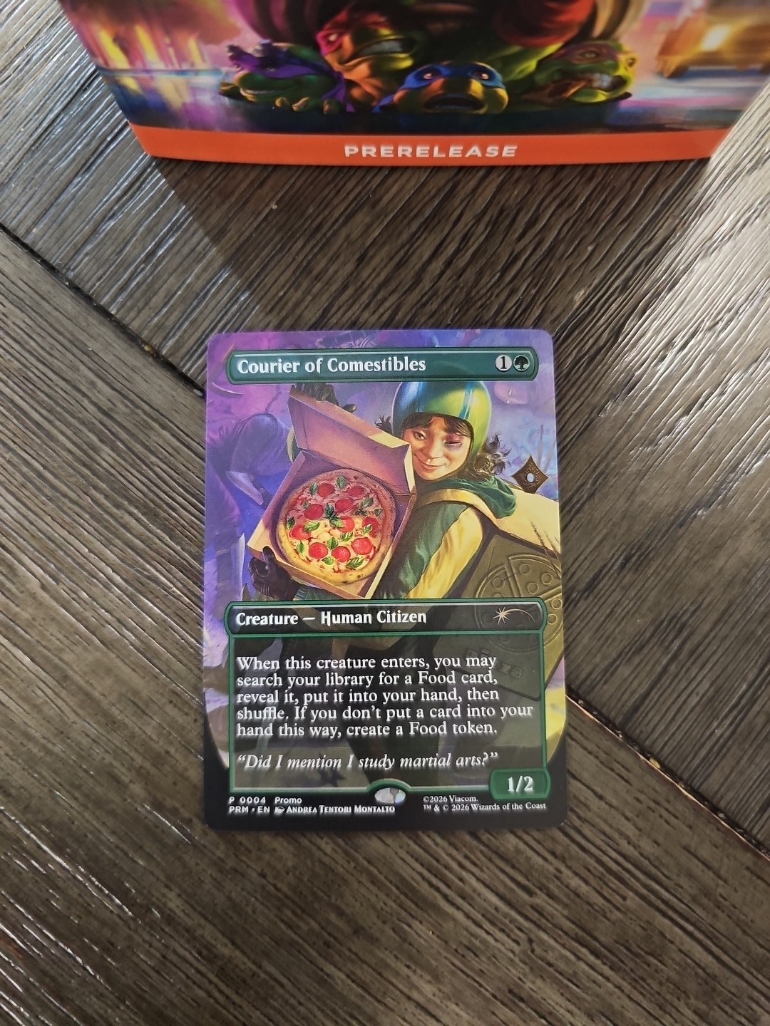 Pre-Release Pack Teenage Mutant Ninja Turtles TMT MTG And BONUS 1 Promo Card