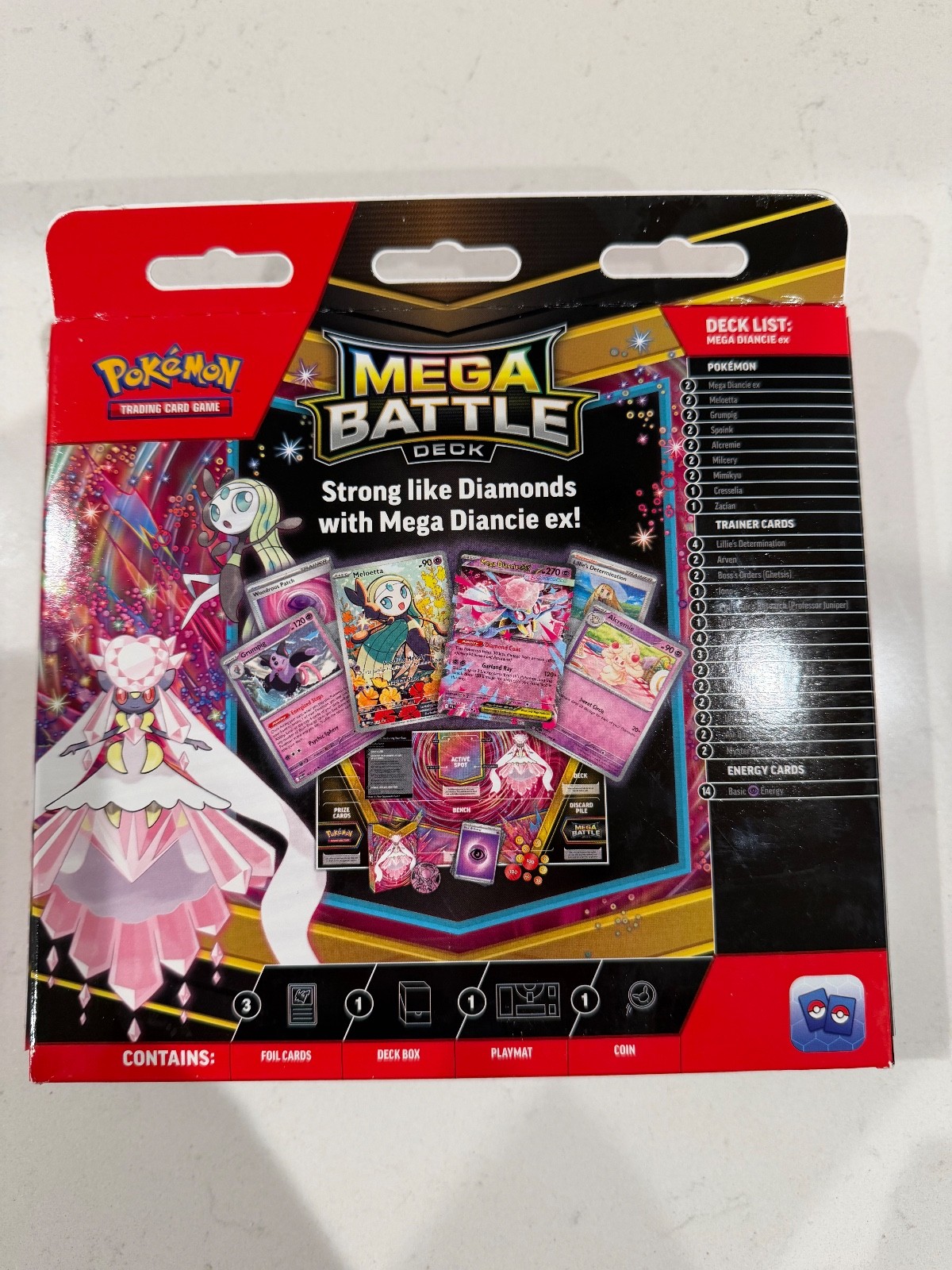 Pokemon Mega Battle Deck Diancie ex Brand New Factory Sealed