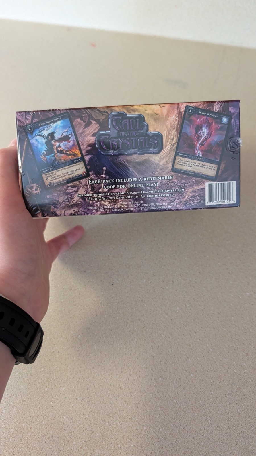 SHADOW ERA TCG CALL OF THE CRYSTALS BOOSTER BOX NEW SEALED 24 PACKS PER BOX .