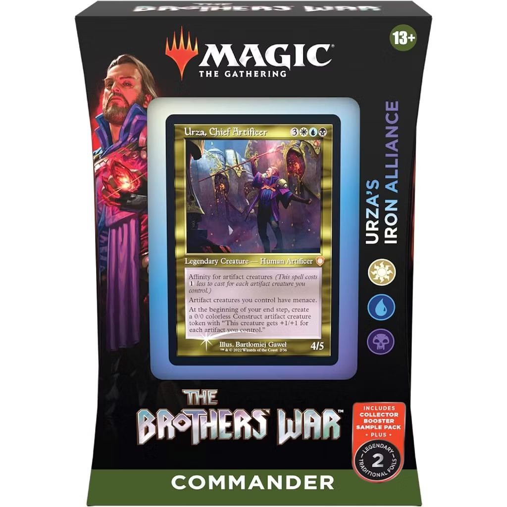 MTG The Brothers’ War Commander Deck Set of 2 – Iron Alliance & Burnished Banner