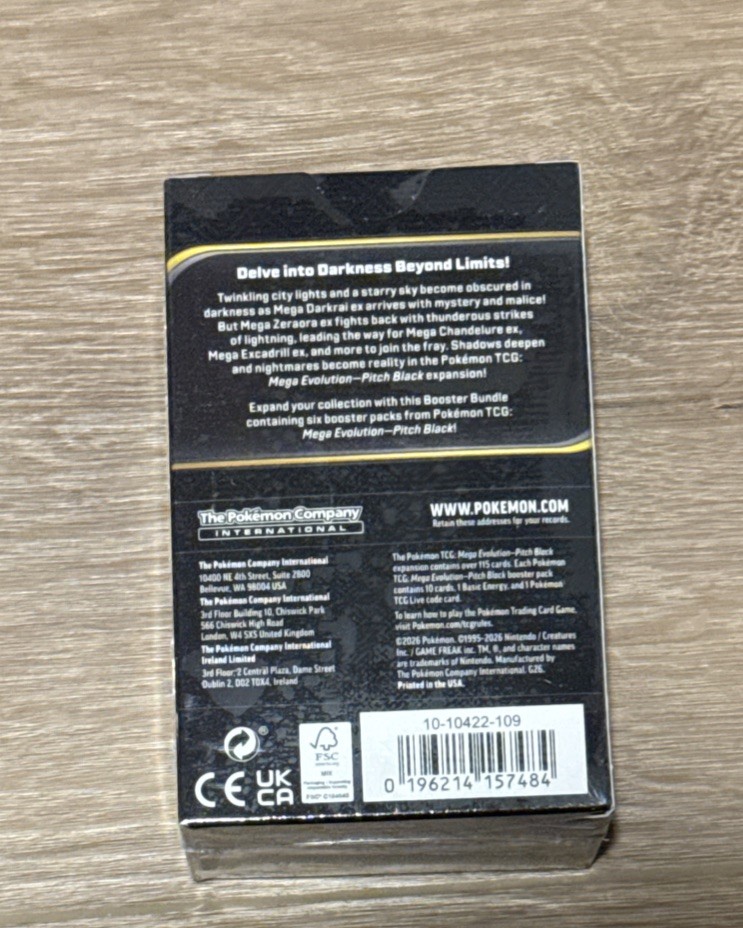 Pokemon TCG Mega Evolution Pitch Black Booster Bundle