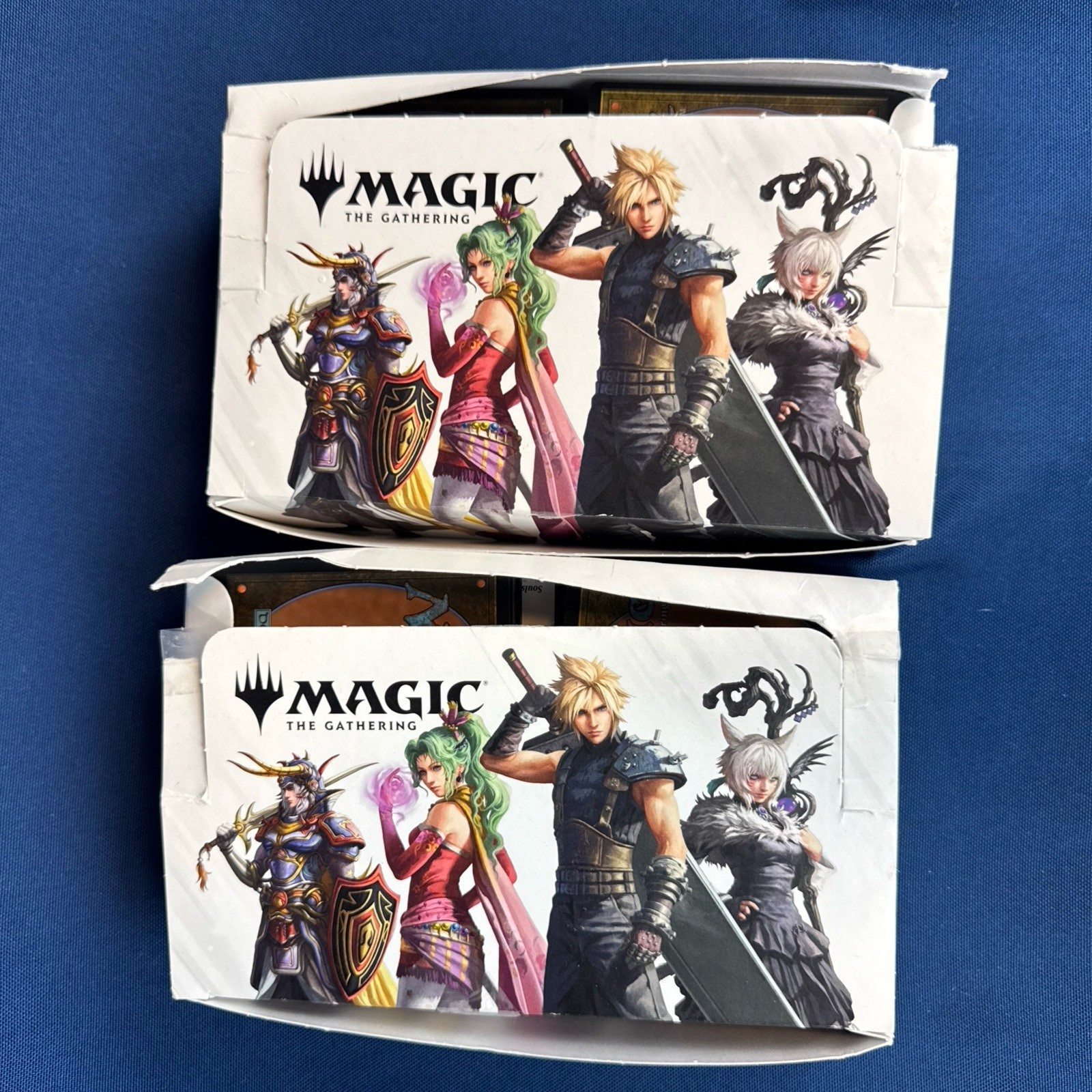Magic The Gathering: Final Fantasy Play Boosters- 2 FILLED BOXES- UNCHECKED