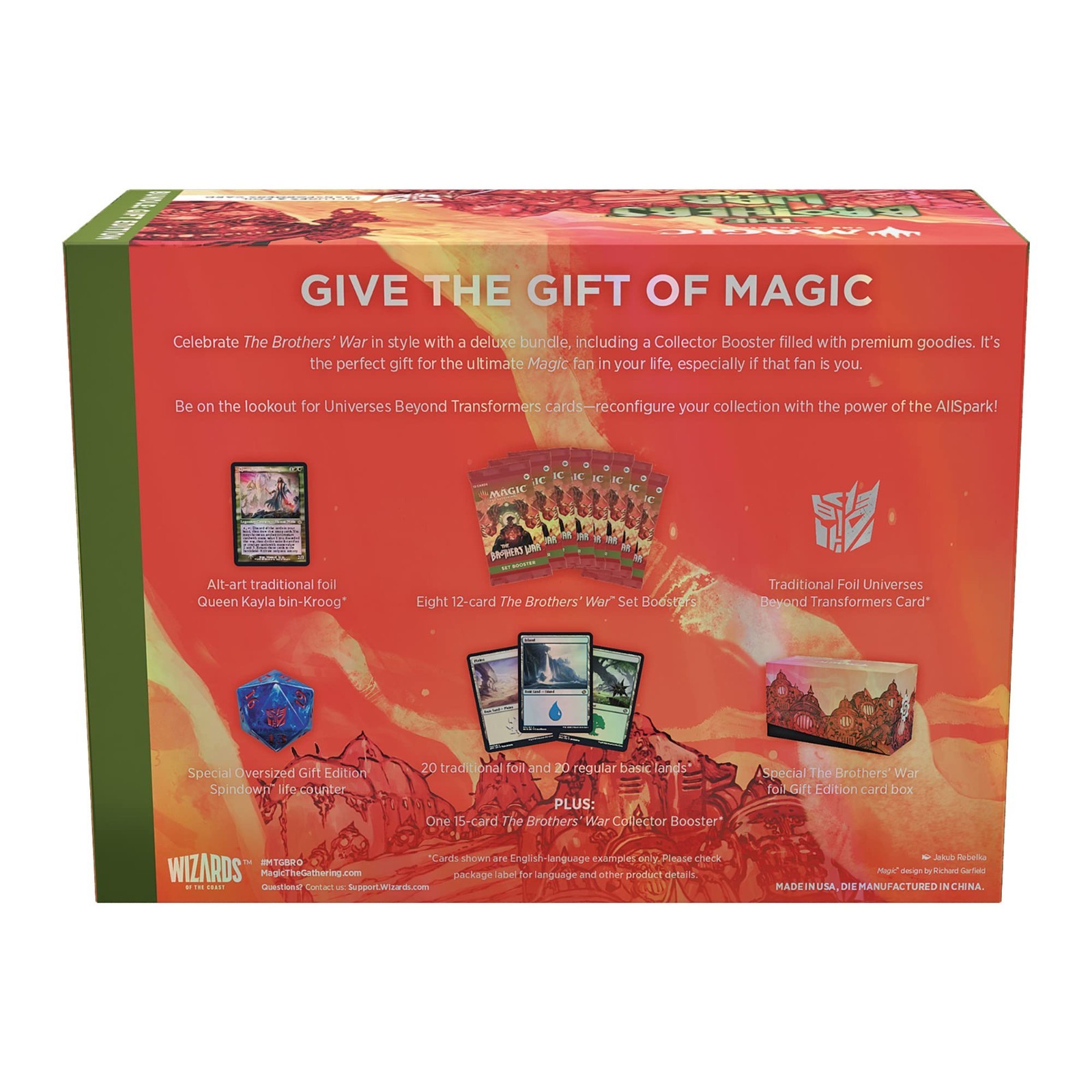 Magic: The Gathering Brothers War Bundle Gift Edition Box English 2022 (Sealed)
