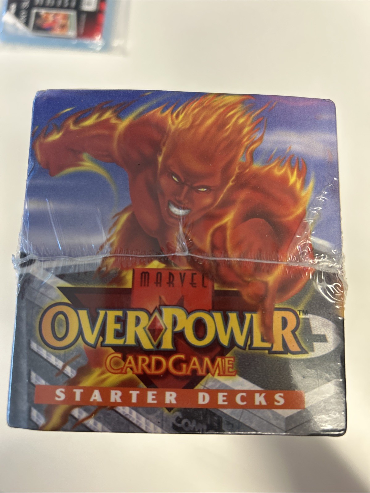 1995 Fleer Marvel OverPower Card Game Starter Deck Hobby Box Factory Sealed