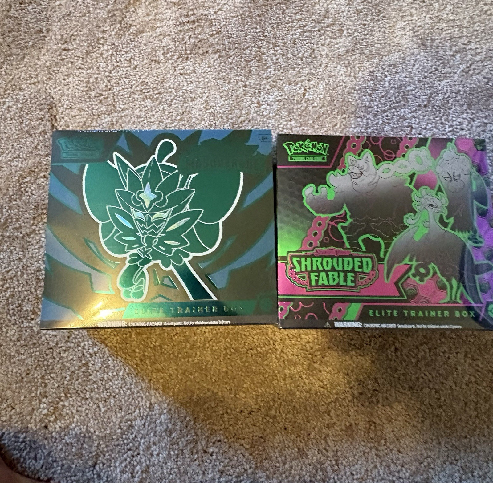 Pokémon TCG Lot Of 2 ETB SV Twilight masquerade Shrouded Fable Sealed Duo