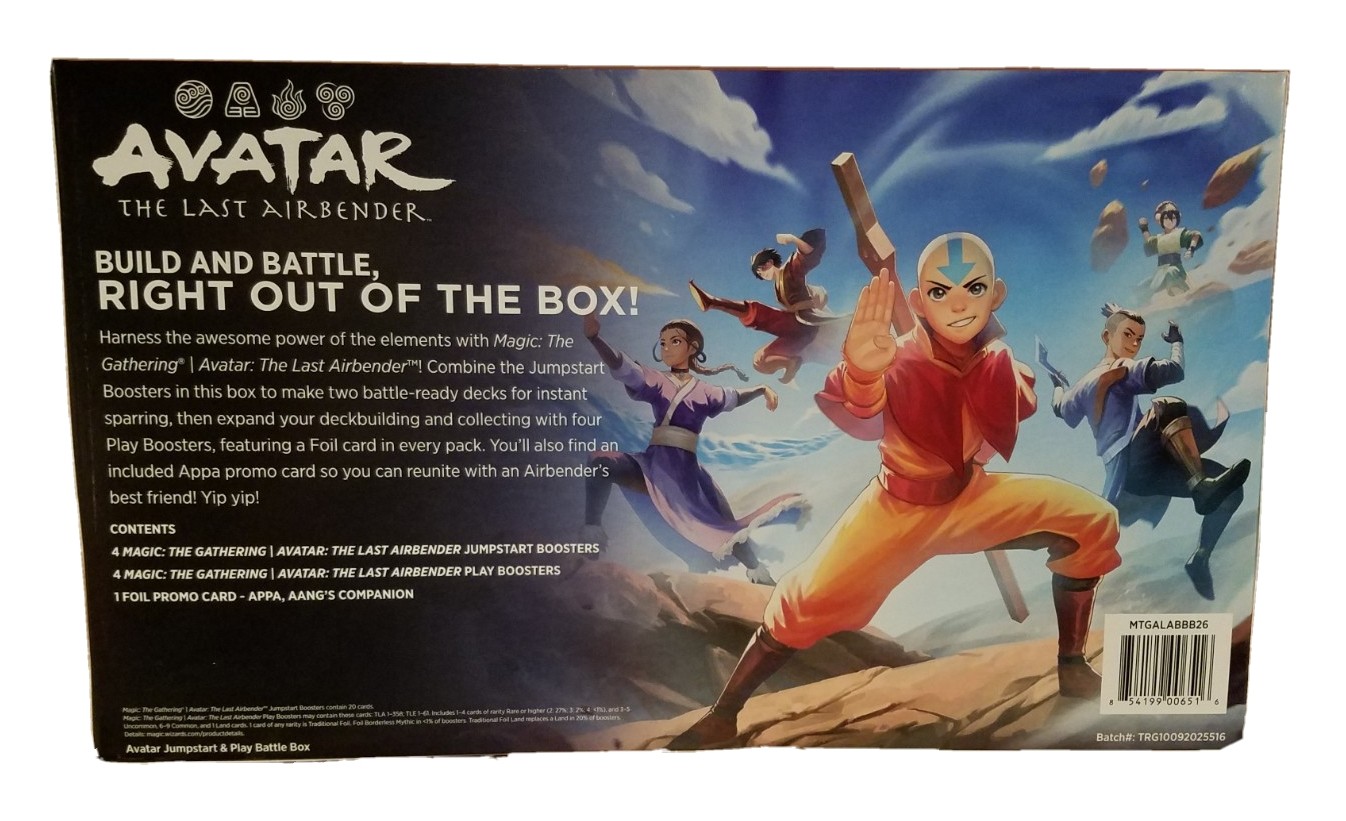 Magic the Gathering Avatar Jumpstart & Play Battle Box
