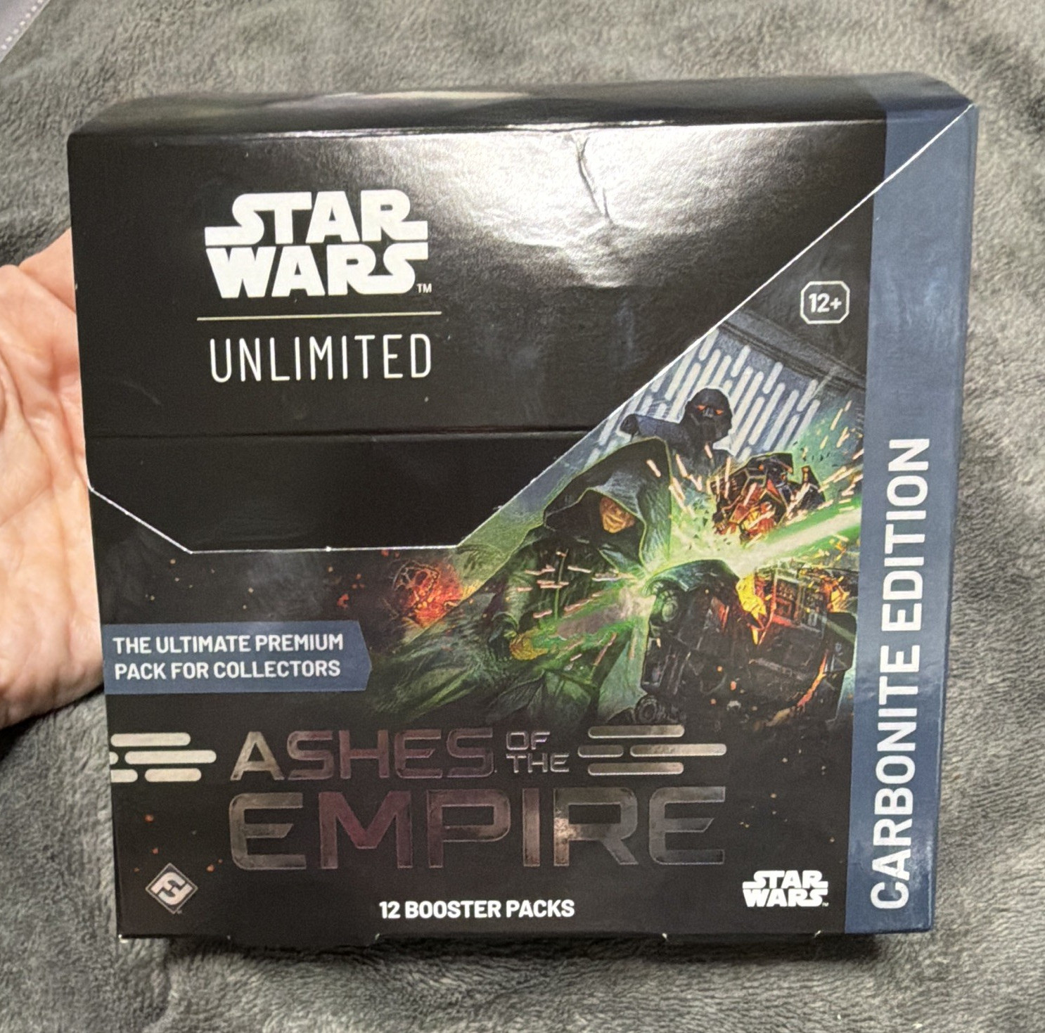 Fantasy Flight Star Wars Unlimited Ashes of the Empire Carbonite Box 12 Packs
