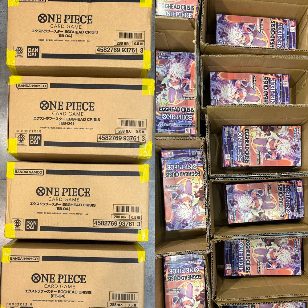 One Piece Game Card Egghead Crisis Sealed EB-04 Case (12 Boxes) JAPANESE!