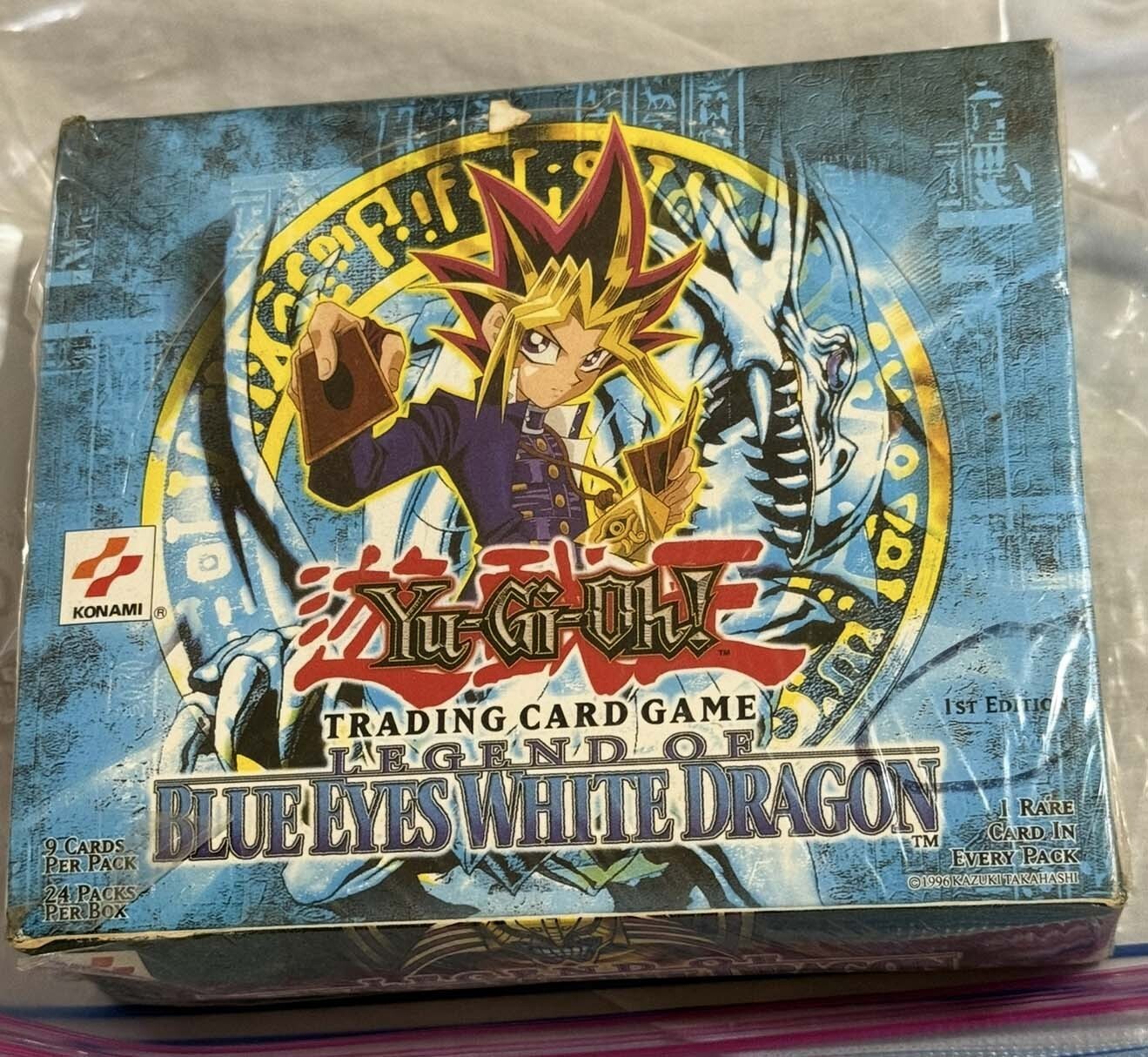 Yugioh 1st Edition Legend of Blue Eyes White Dragon New Sealed Booster Box