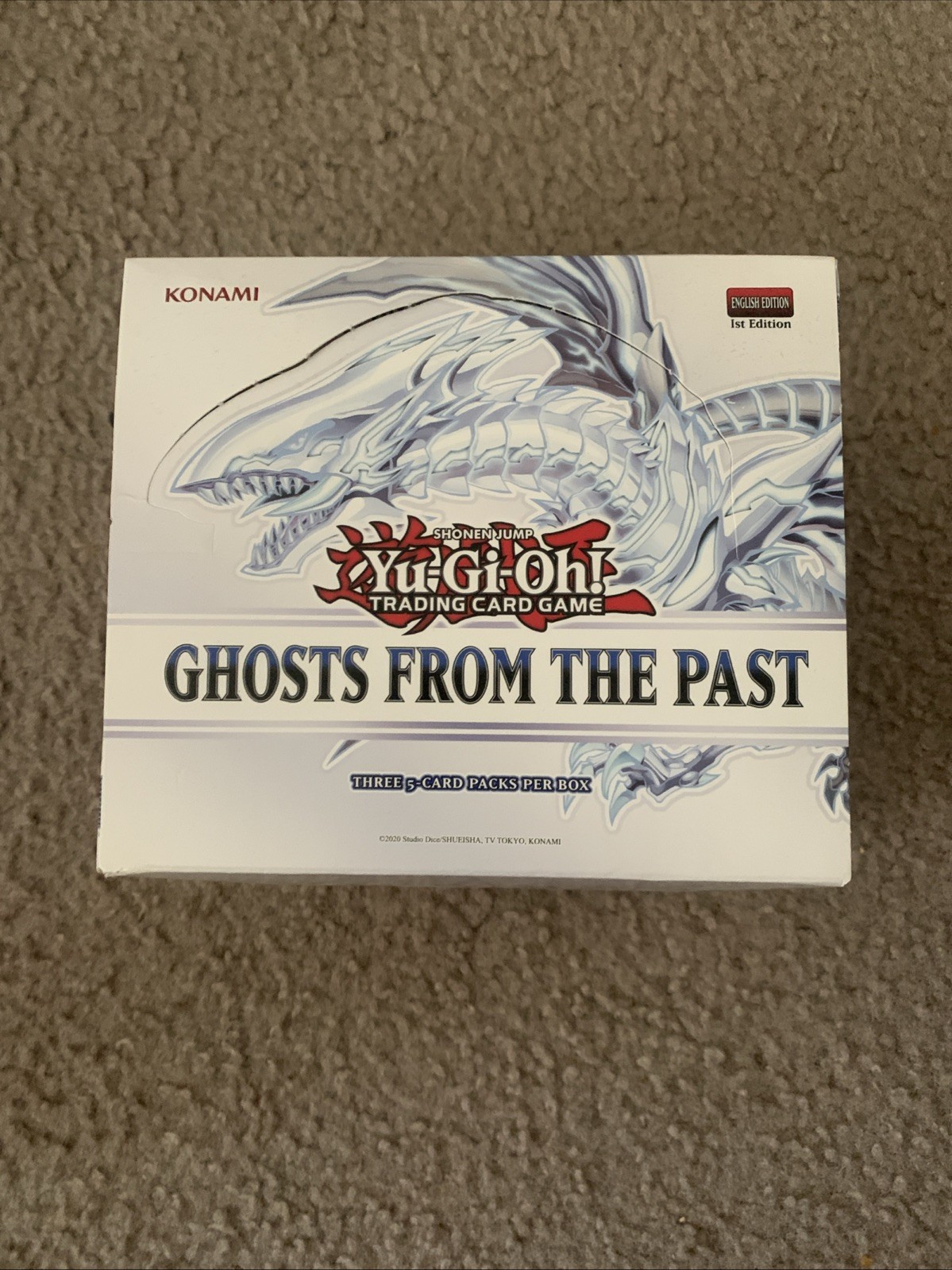 Konami Yu-Gi-Oh Ghosts From The Past Display Boxes w/5 Three Pack Box Inside + 2