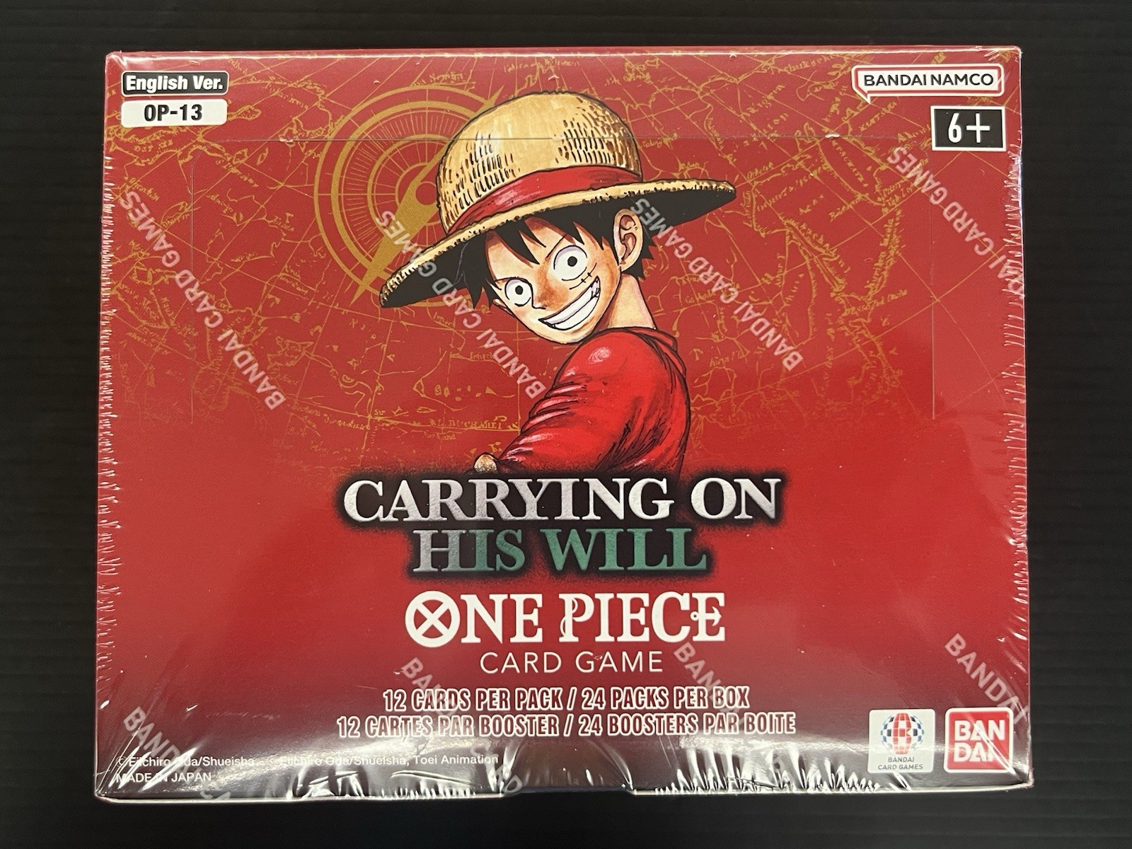 One Piece TCG OP-13 Carrying On His Will Booster Box English New Sealed PROSHIPS