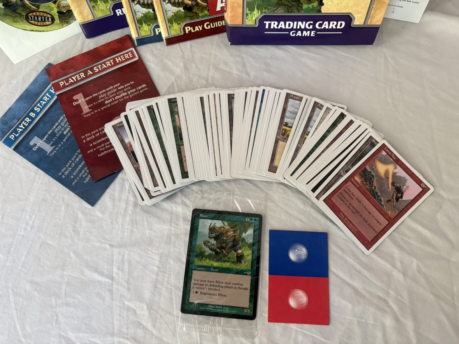 Magic the Gathering Starter Level TCG 2000 Player A & B – Complete with CD- ROM