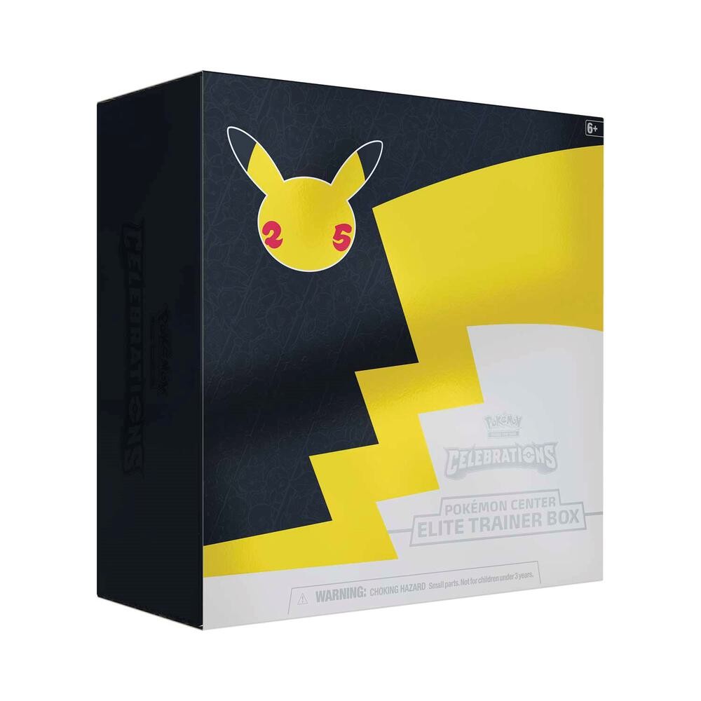 Pokemon 25th Anniversary Celebrations Pokemon Center Elite Trainer Box Sealed