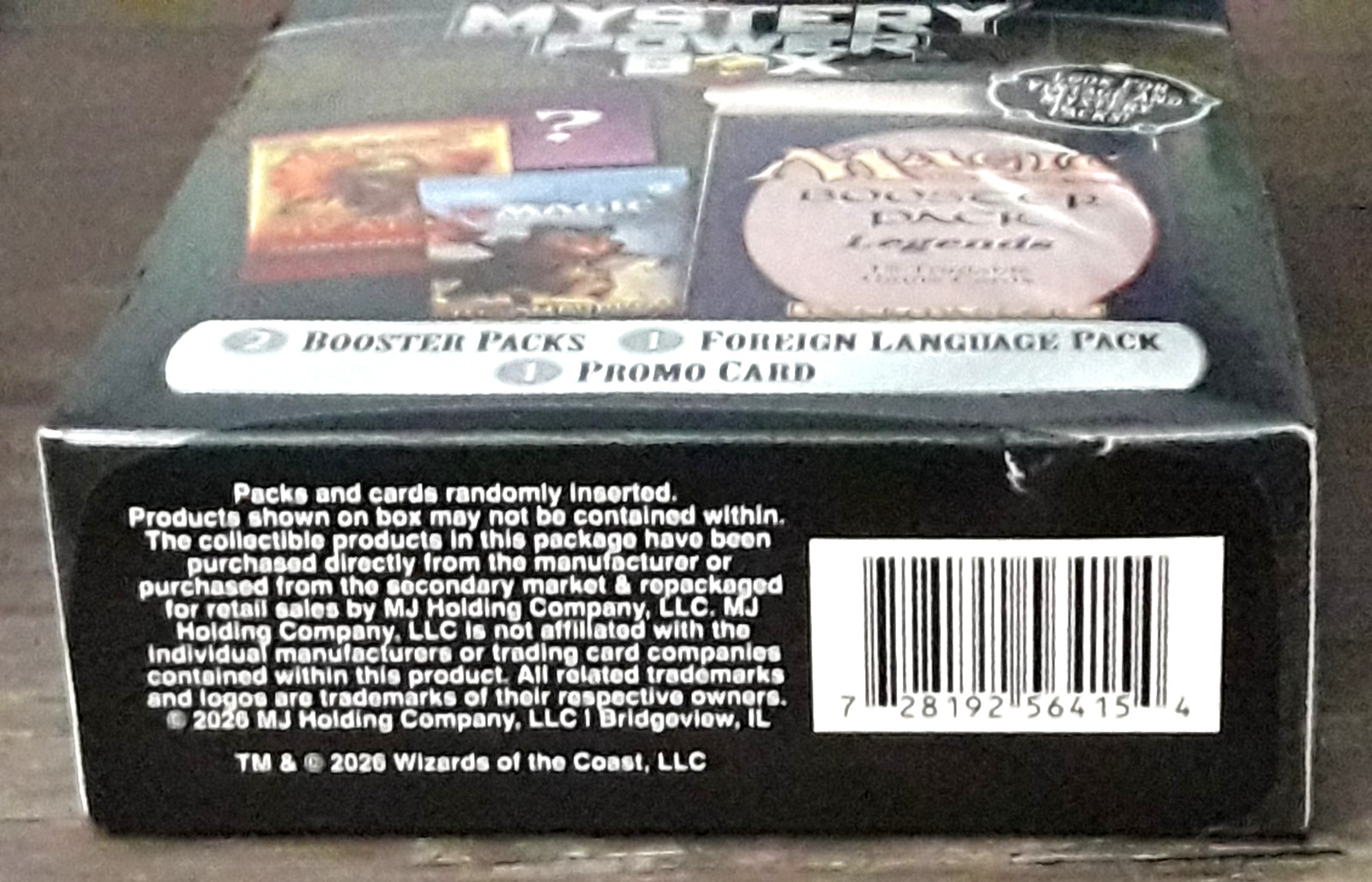 Magic MTG Mystery Power Box Sealed 2 Booster Packs 1 Foreign Pack 1 Promo Card