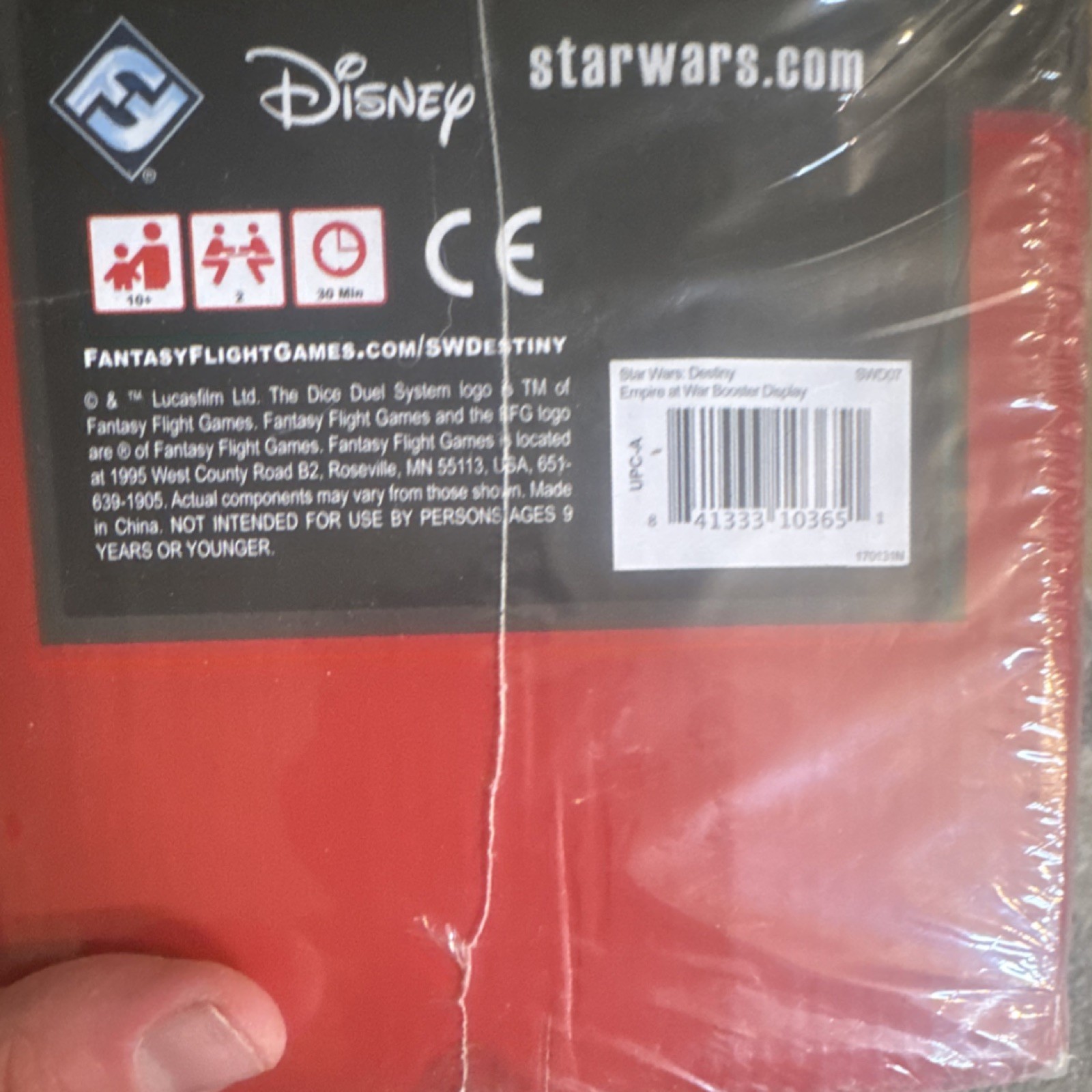 Fantasy Flight Games Star Wars Destiny Empire at War English Booster Box