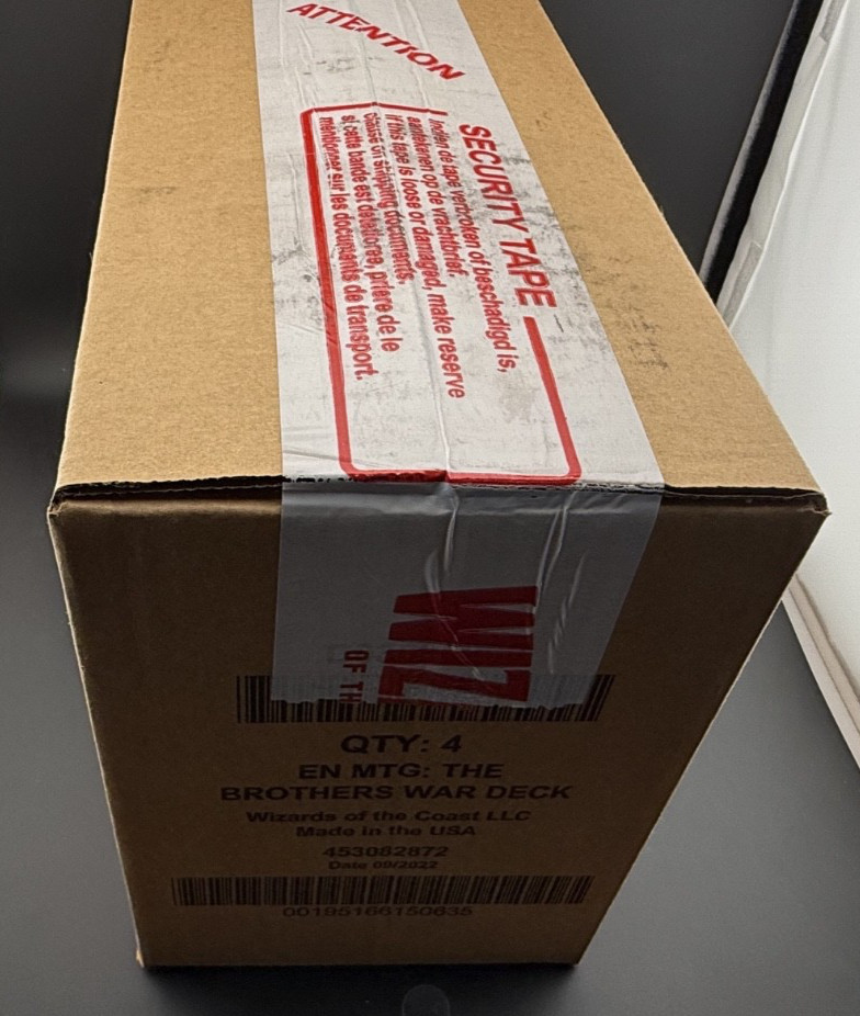 Magic The Gathering Brothers War Deck Sealed Case 4 Commander Decks