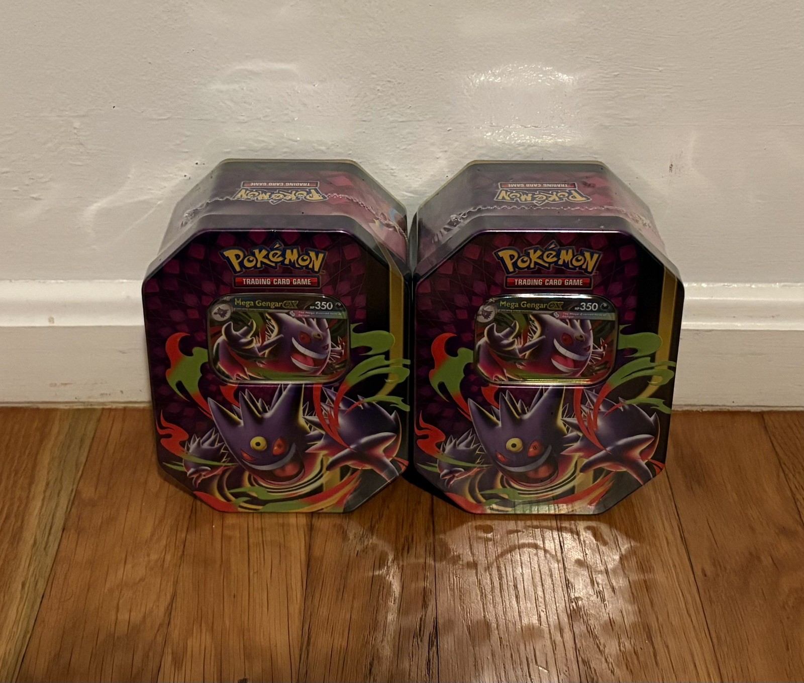Pokémon TCG Mega Evolution Collection Mega Gengar EX Tin Lot of 2 English