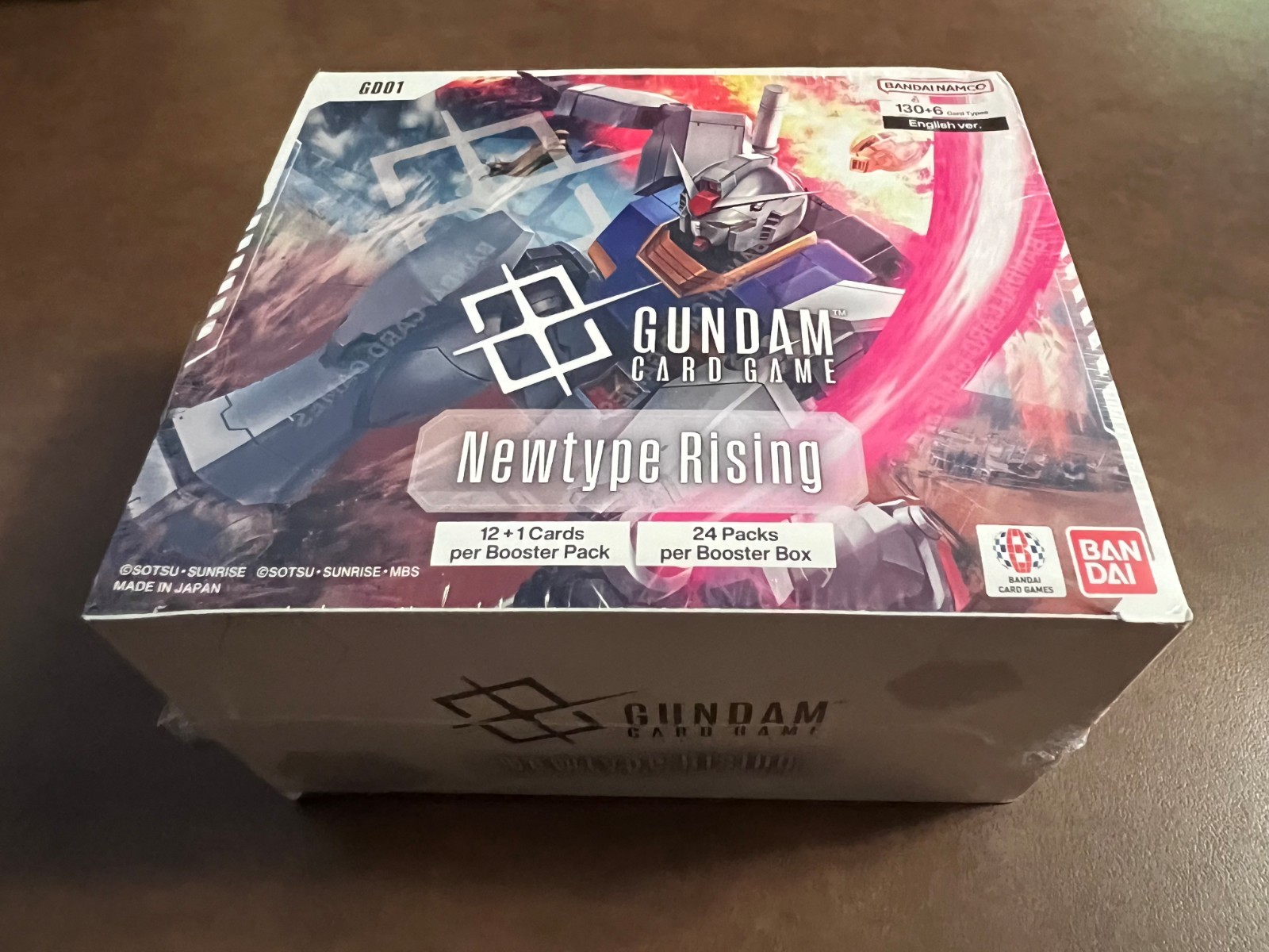 Gundam Card Game Newtype Rising Booster Box (New But Damaged Box) + Free Ship!