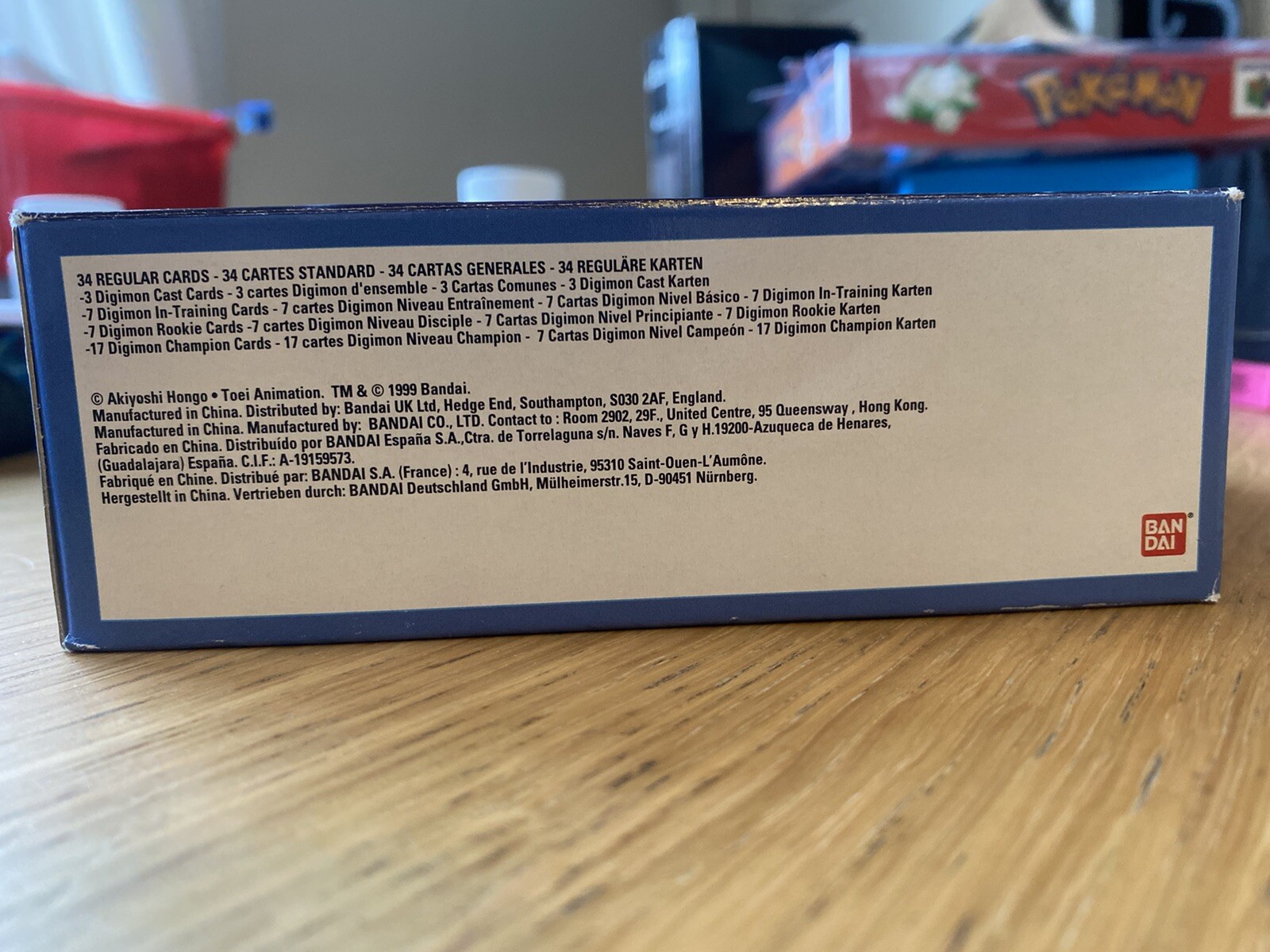 Digimon Cards Animated Series 1 Booster Box With 24 6-Card Sealed Packs English