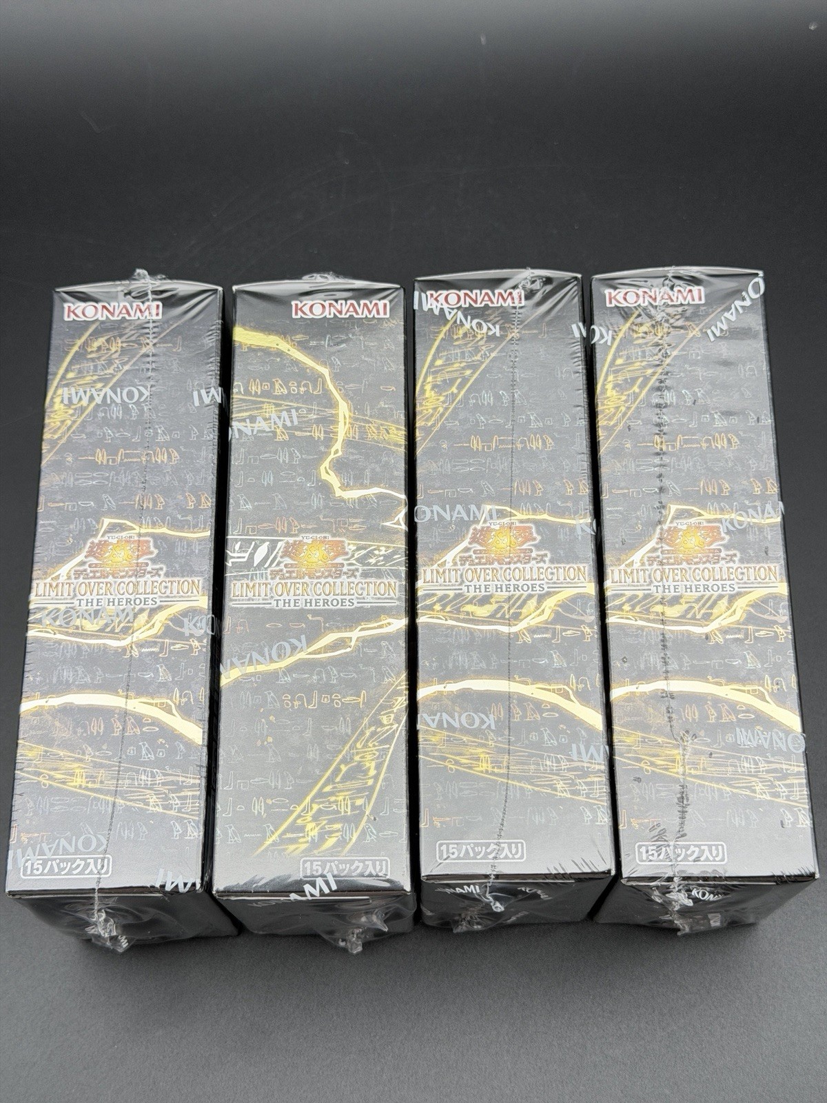 US SELLER 4x Yugioh Limit Over Collection: The Heroes Japanese Brand New Sealed