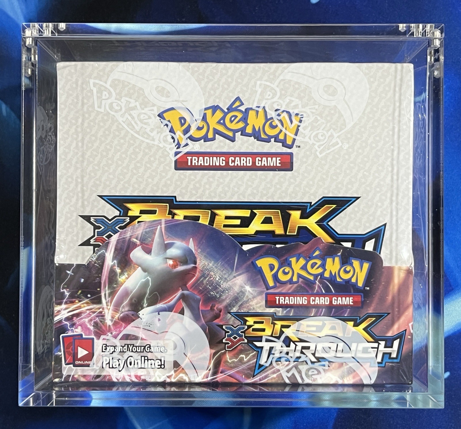 Pokemon 2015 XY Breakthrough Booster Box TCG Sealed W New Acrylic Box
