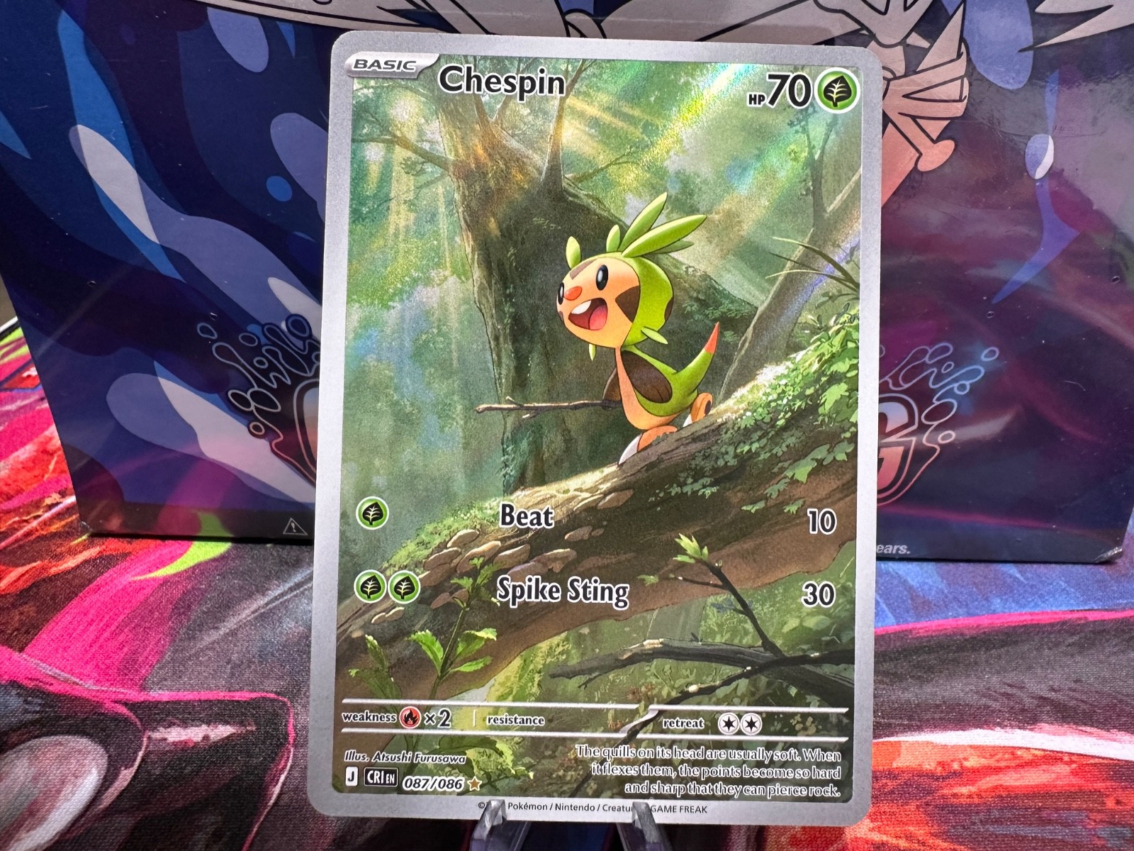 Pokemon TCG Chaos Rising! Complete your set! R, RR, UR, IR, PACKS, TINS, ETBs+